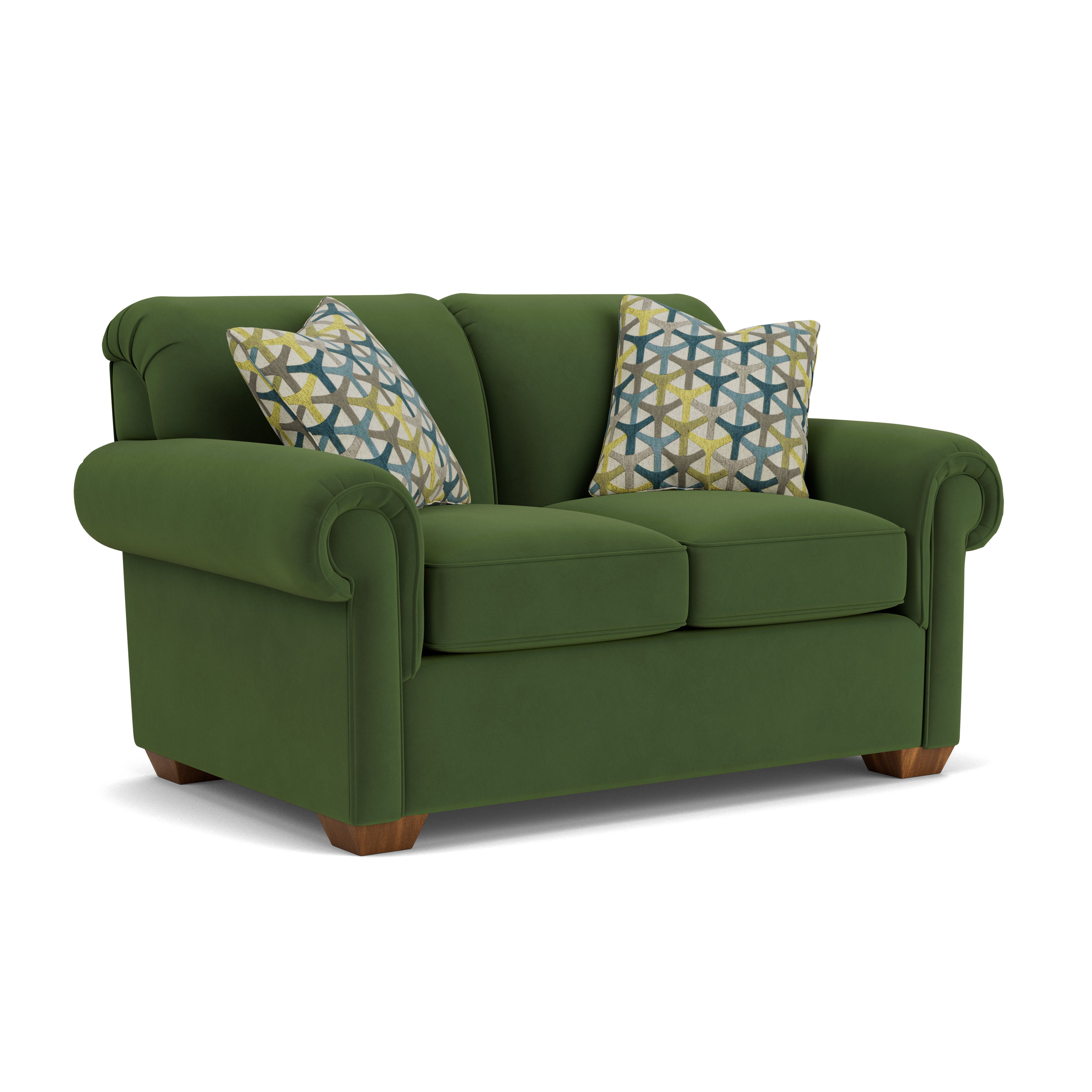 Main Street - Fabric Loveseat, gray, view 2