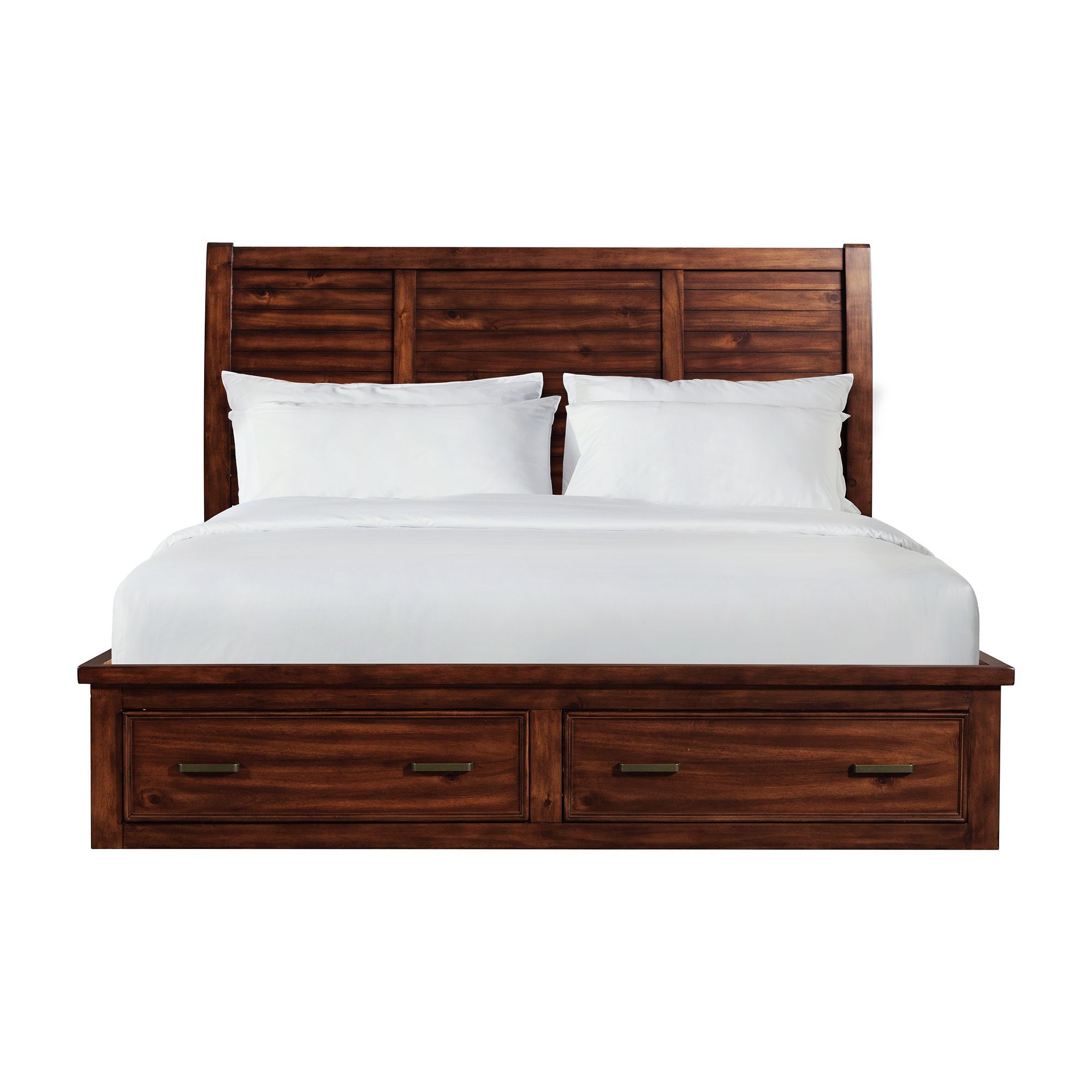 Sullivan - King Storage Bed - Rich Cherry