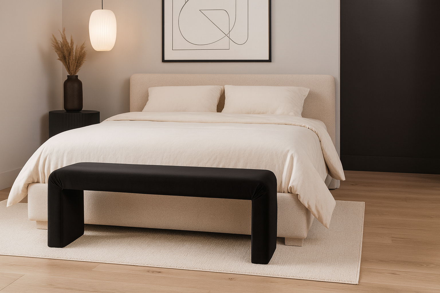 Minimalist - Bench - Black