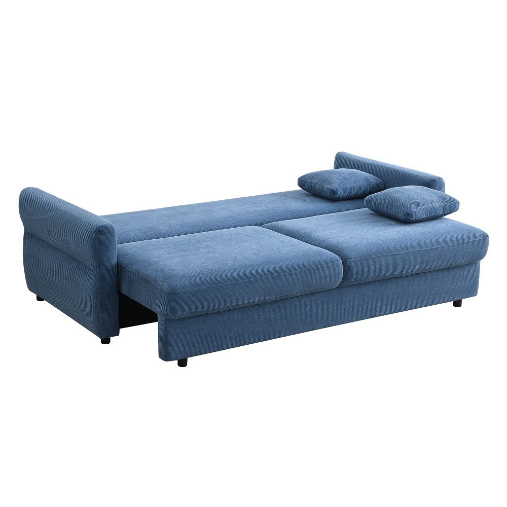 Haran - Sofa With Sleeper - Blue Fabric, blue, view 5
