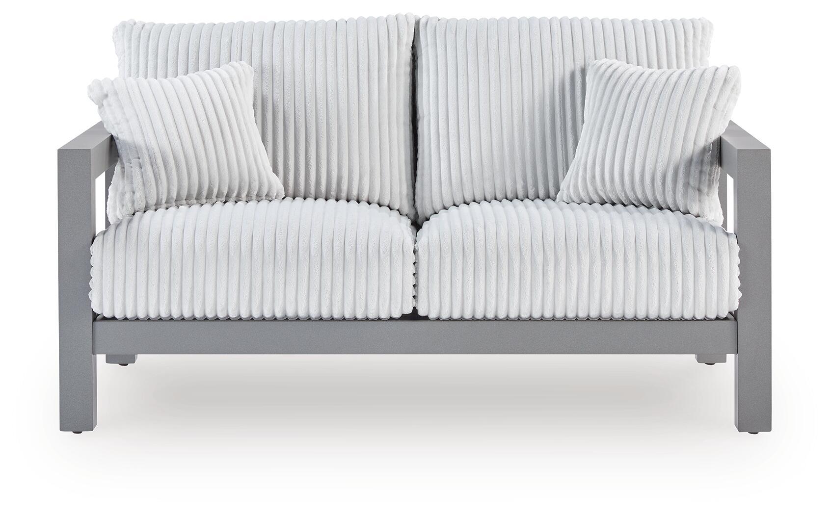 Hurley Park – Loveseat With Cushion – Gray