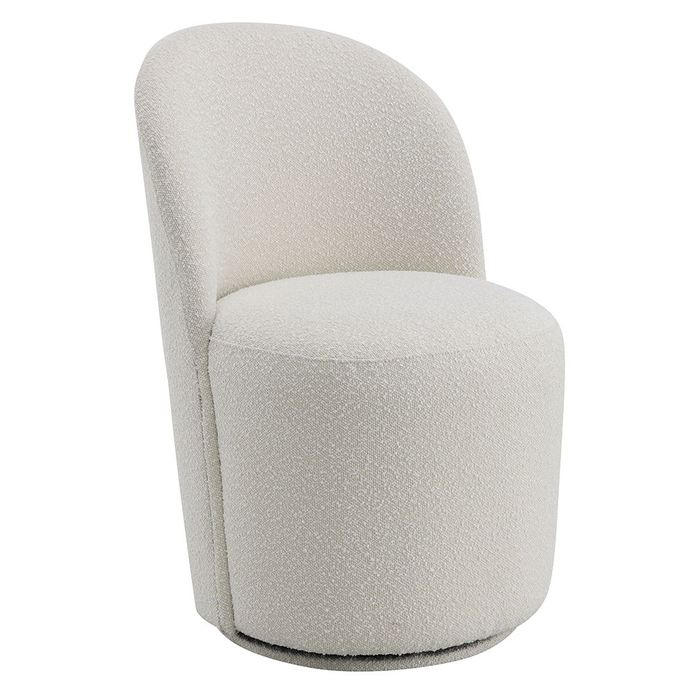 Hollis - Side Chair (Set of 2) - Beige Boucle, white, view 2