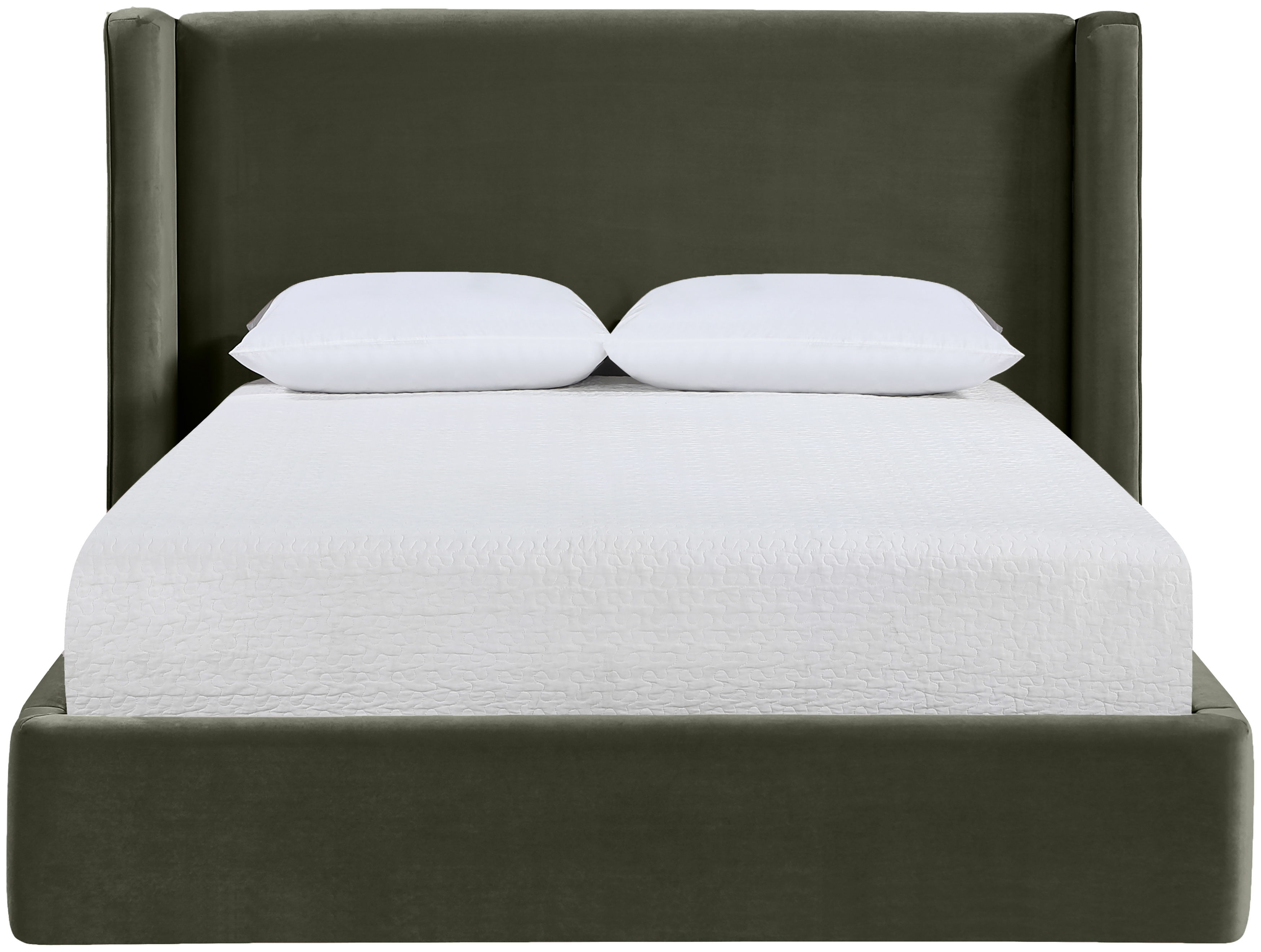 Kendall - Velvet Upholstered King Bed - Green