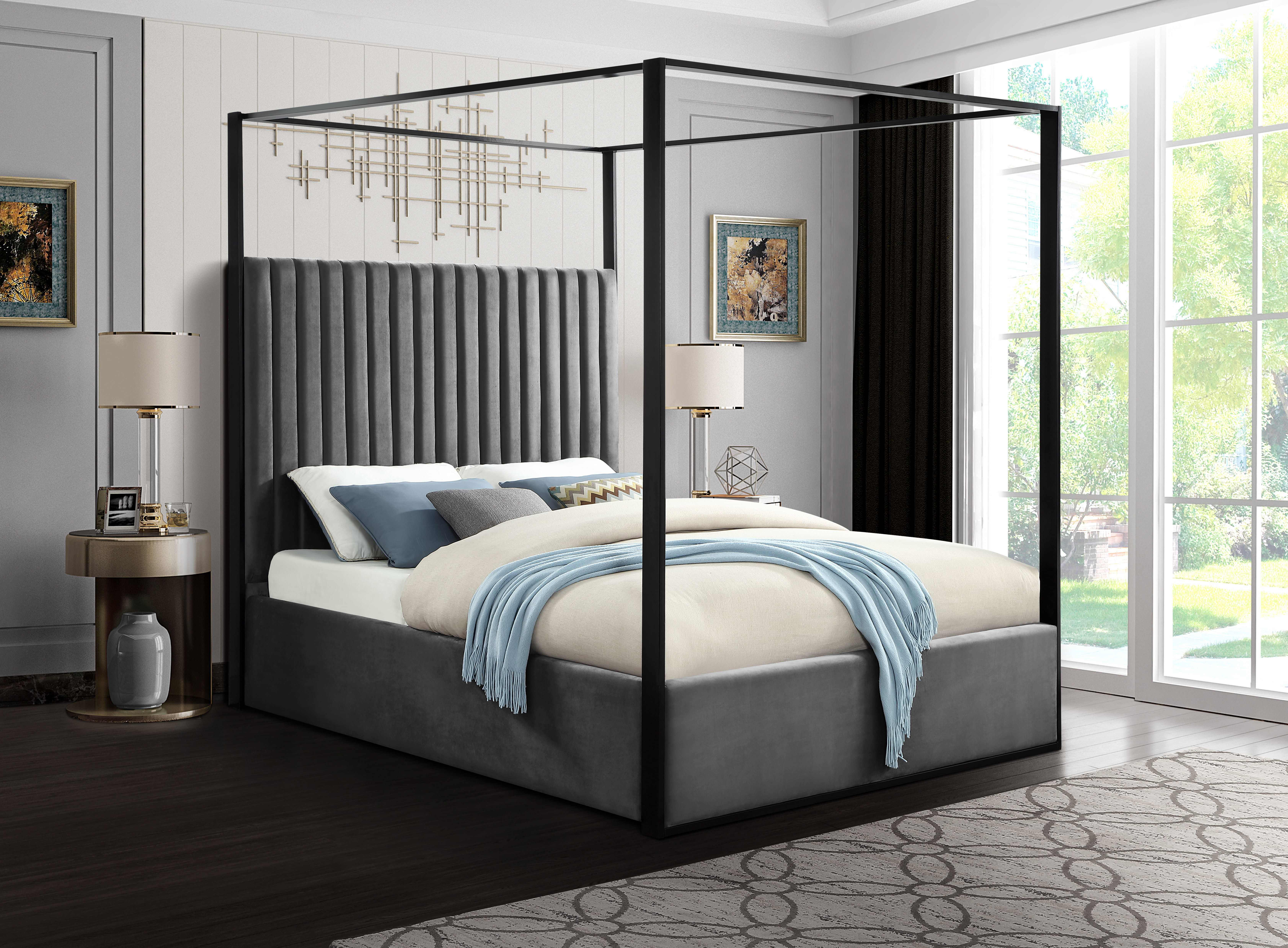 Jax - King Bed - Gray