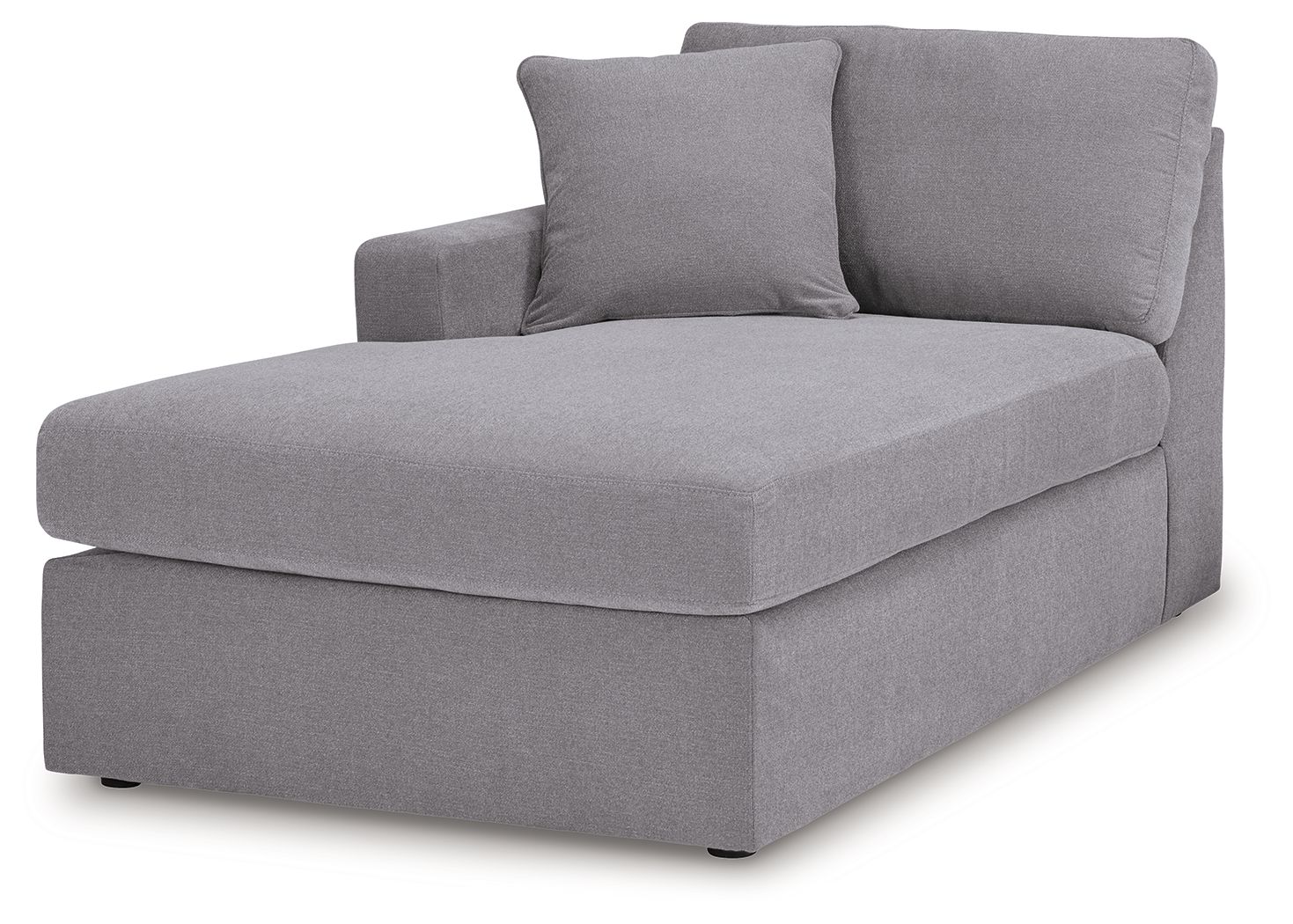 Ashley Furniture Modmax - 7-Piece Sectional With Laf And Raf Corner Chaises And With Storage Console - Granite - Image 12
