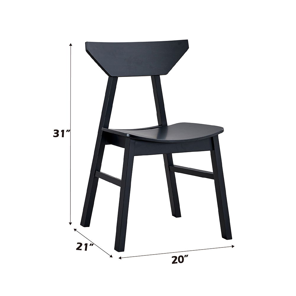 Briar - Side Chair (Set of 4) - Black, black, view 5