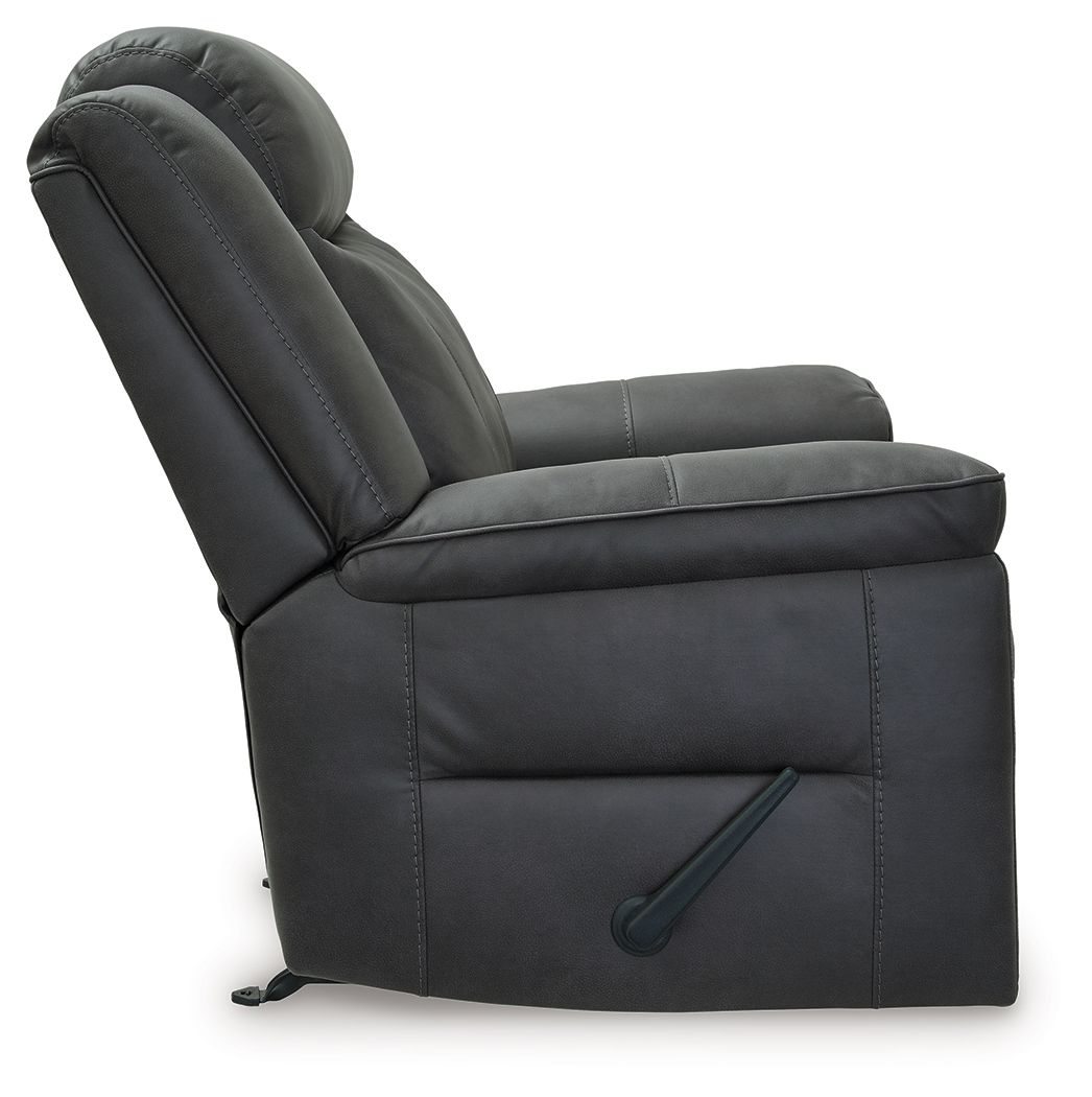 Ashley Furniture Status Check - Rocker Recliner - Shadow - Image 5
