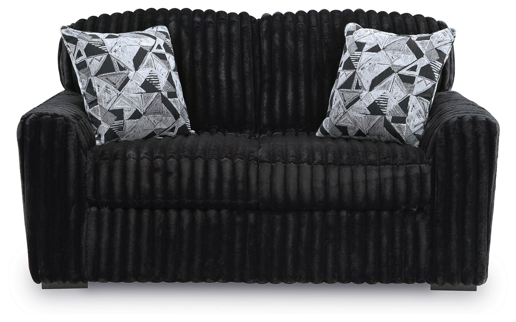 Ashley Furniture Midnight-Madness - Loveseat - Onyx - Image 3