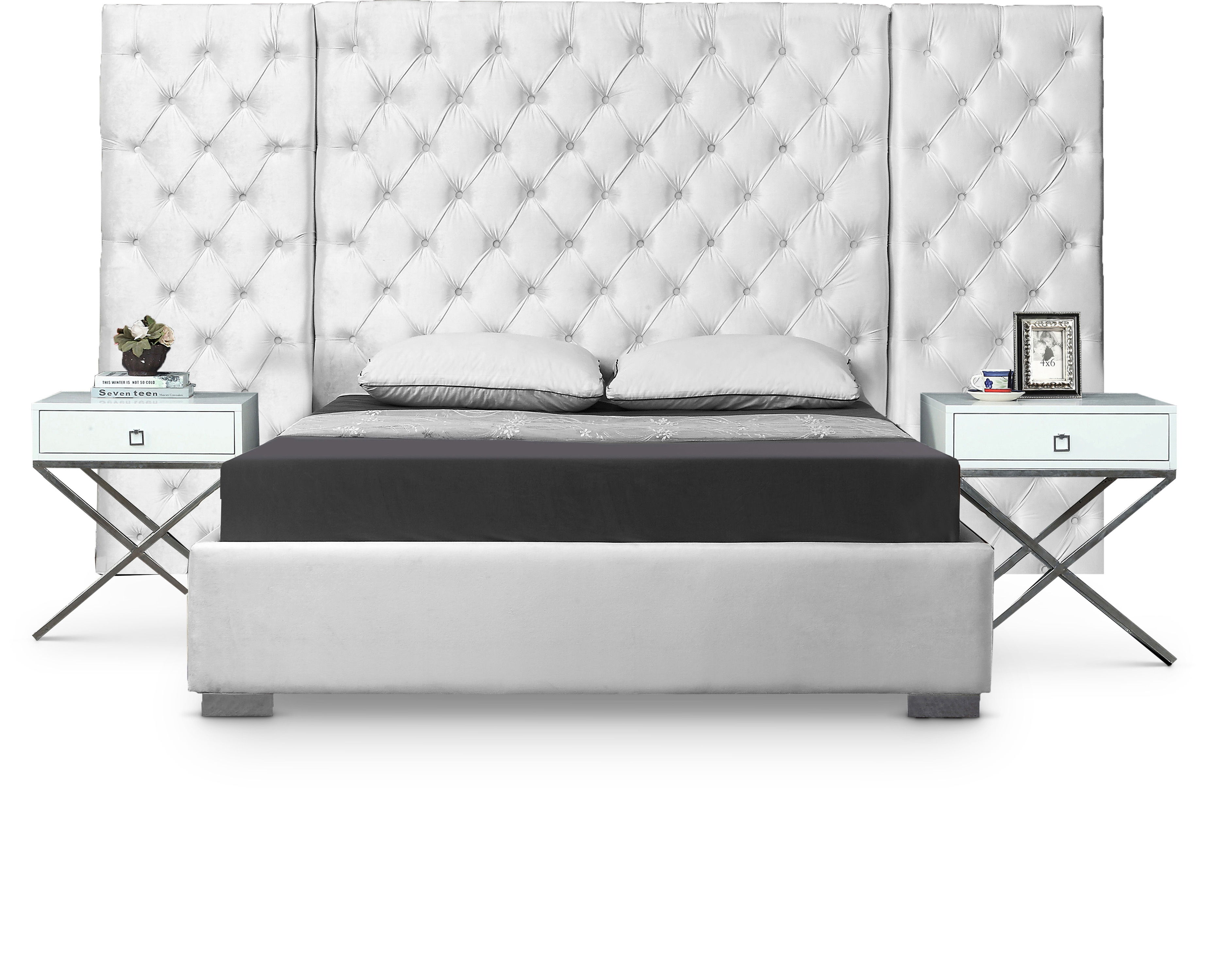 Grande - King Bed - White
