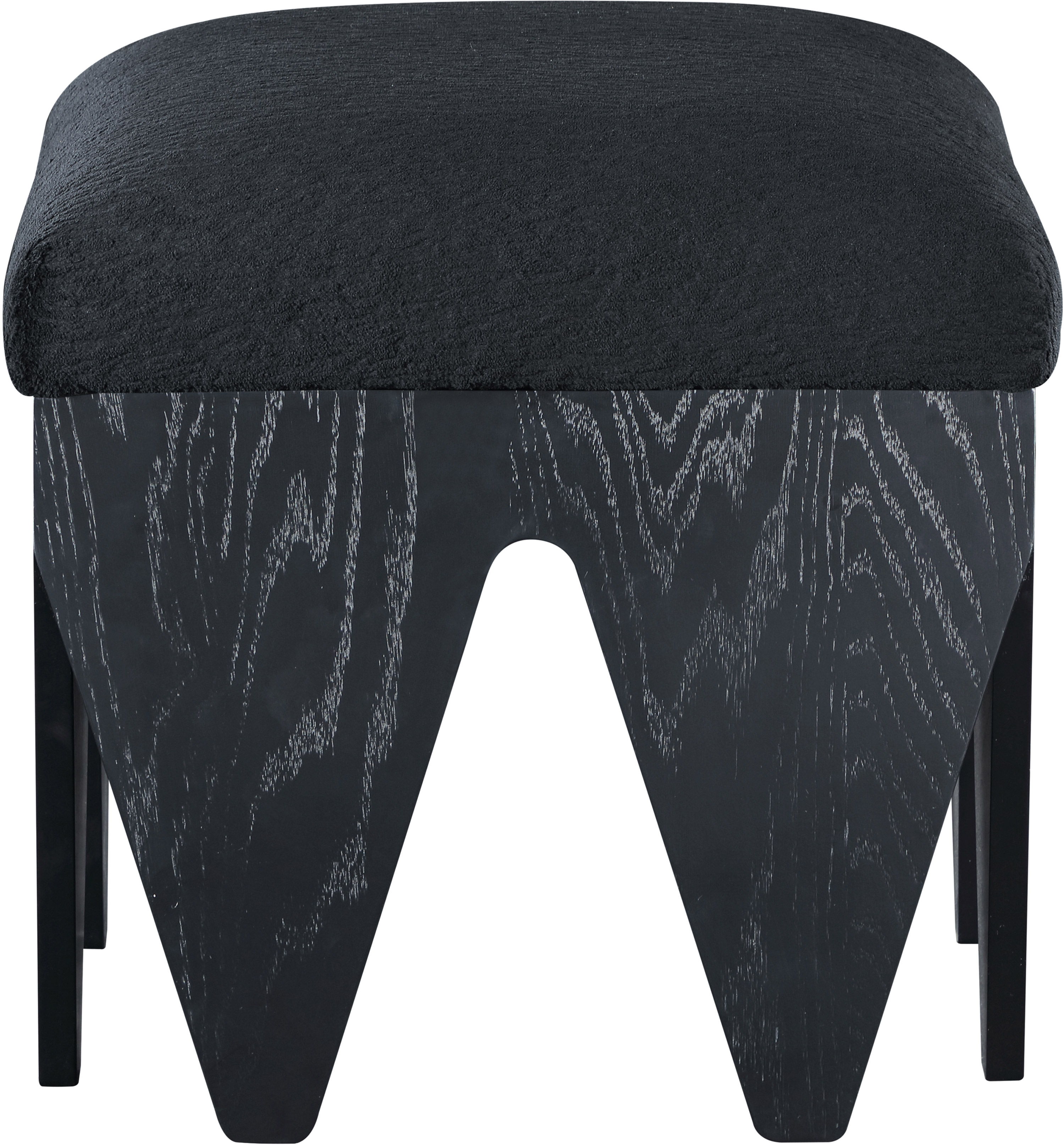 Altair - Bench With Black Base - Black