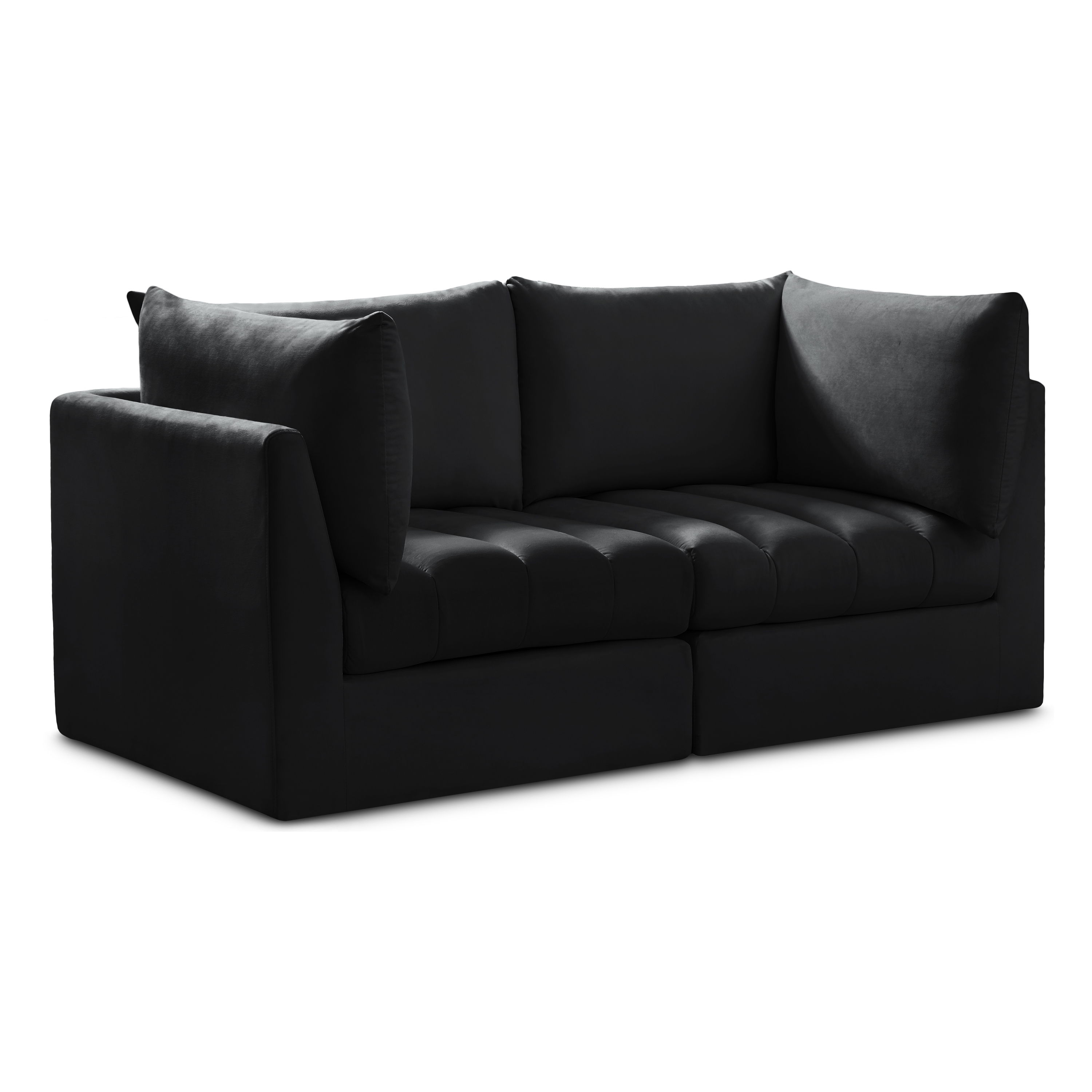 Jacob - Modular 2 Seat Sofa - Black