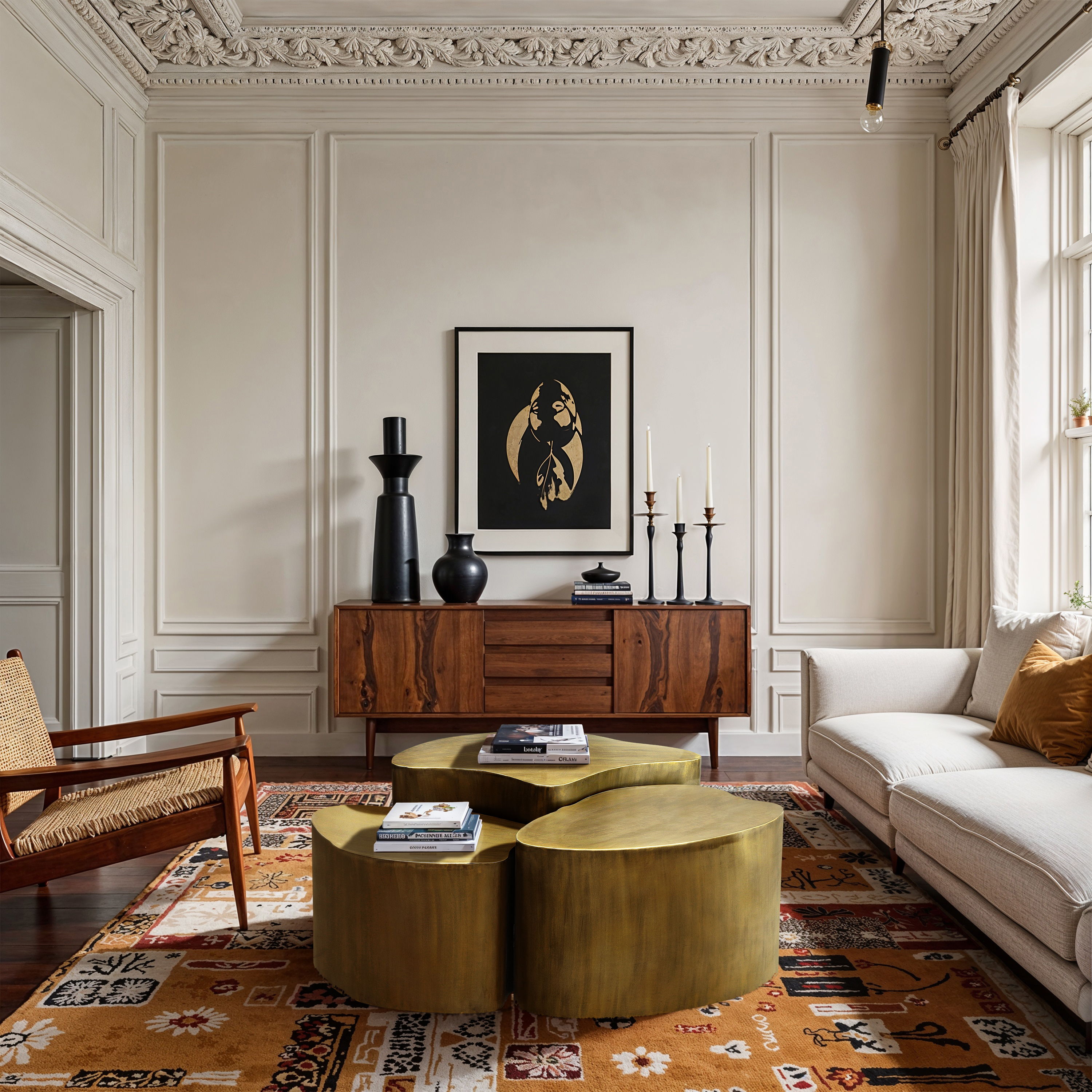 Banyan - Iron Coffee Table - Gold