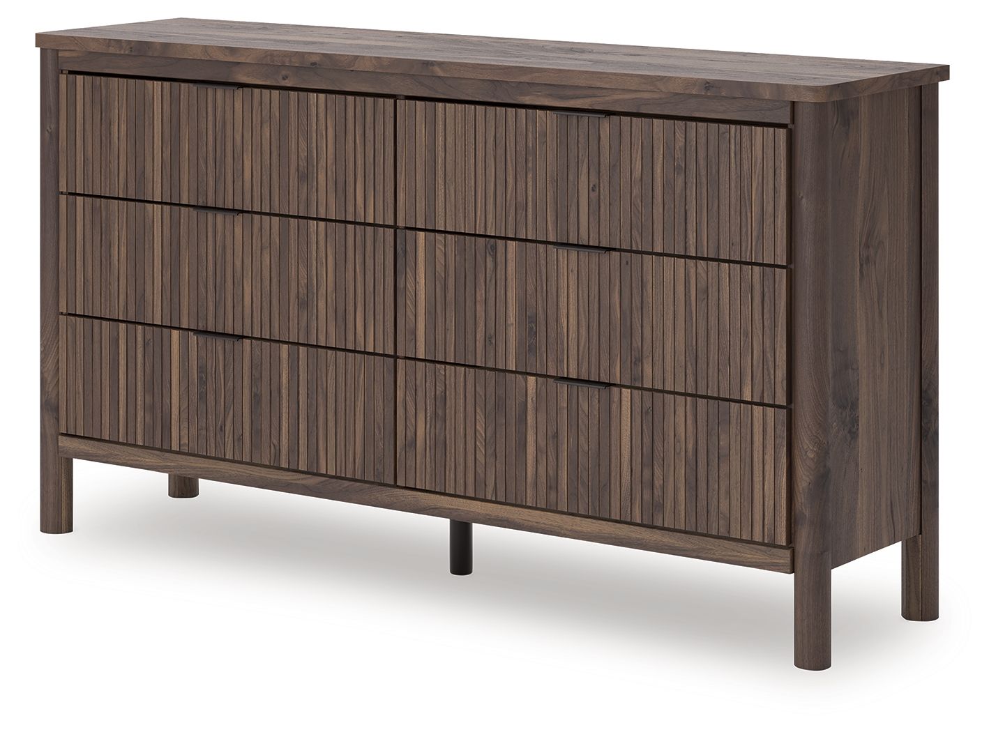Ashley Furniture Pamytta - Six Drawer Dresser - Brown - Image 4