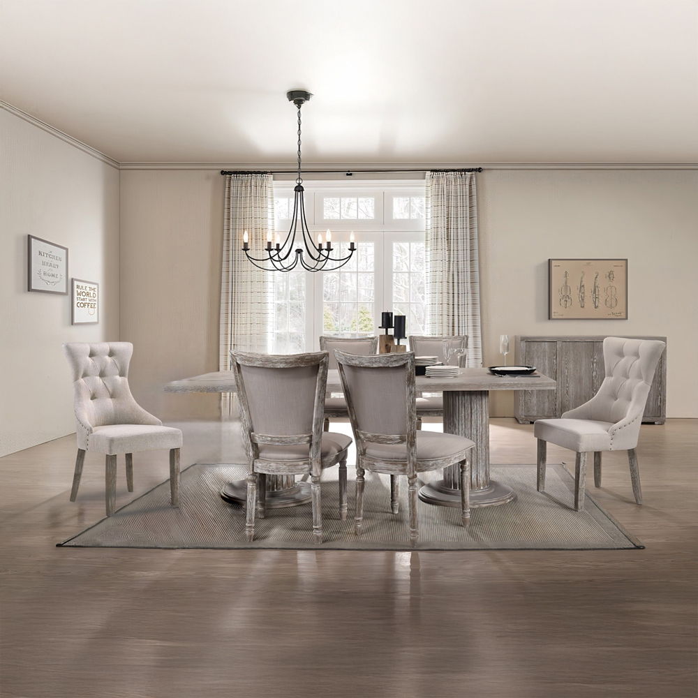 Gabrian - 31" Dining Table - Reclaimed Gray, gray, view 5