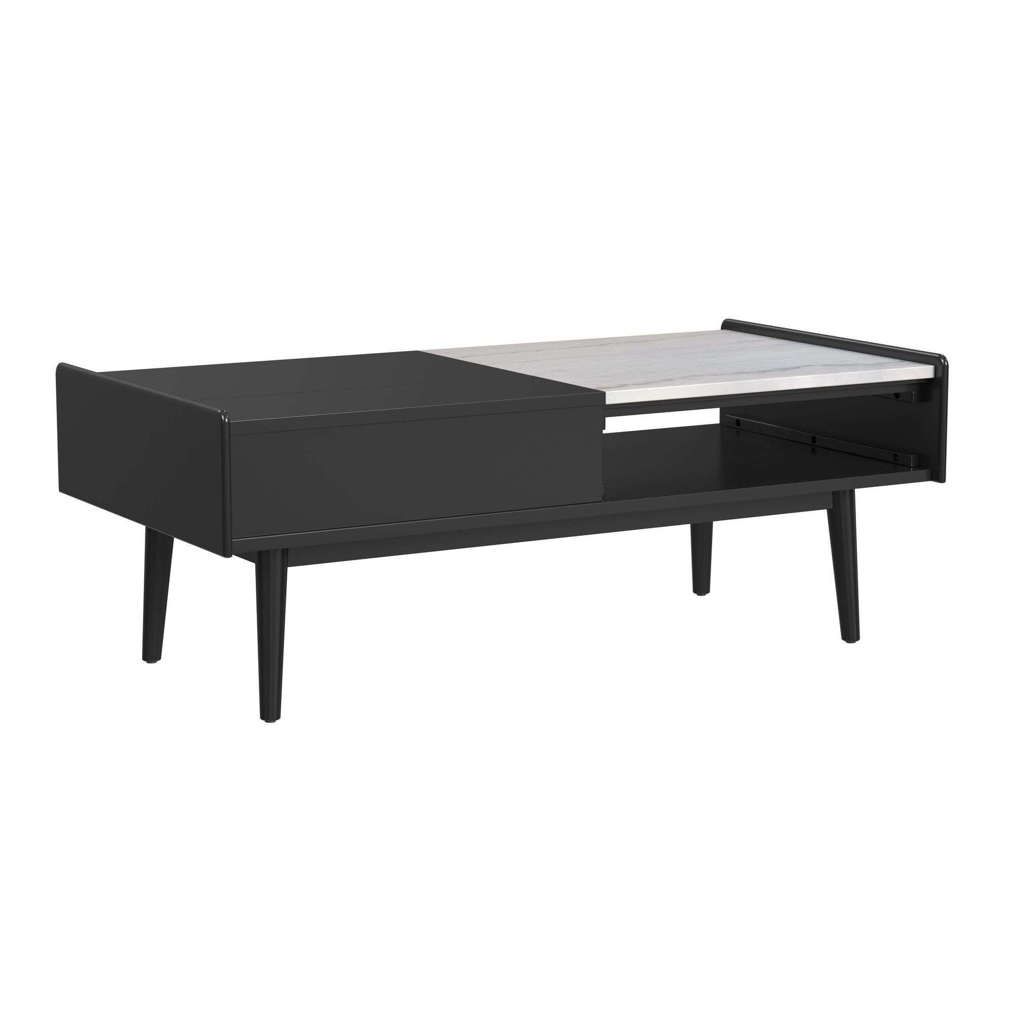Lanette - 2 Piece Occasional Table (Coffee Table & End Table) - Black