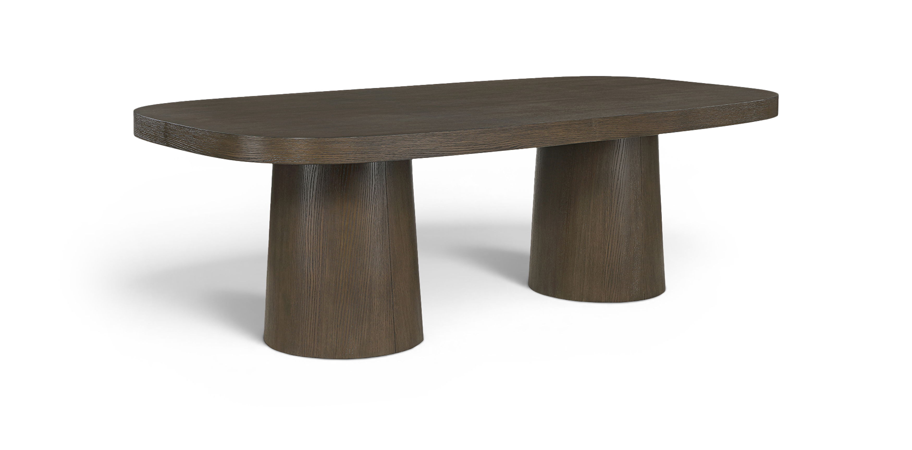 Woodhaven - Solid Wood And Oak Veneer Dining Table - Brown