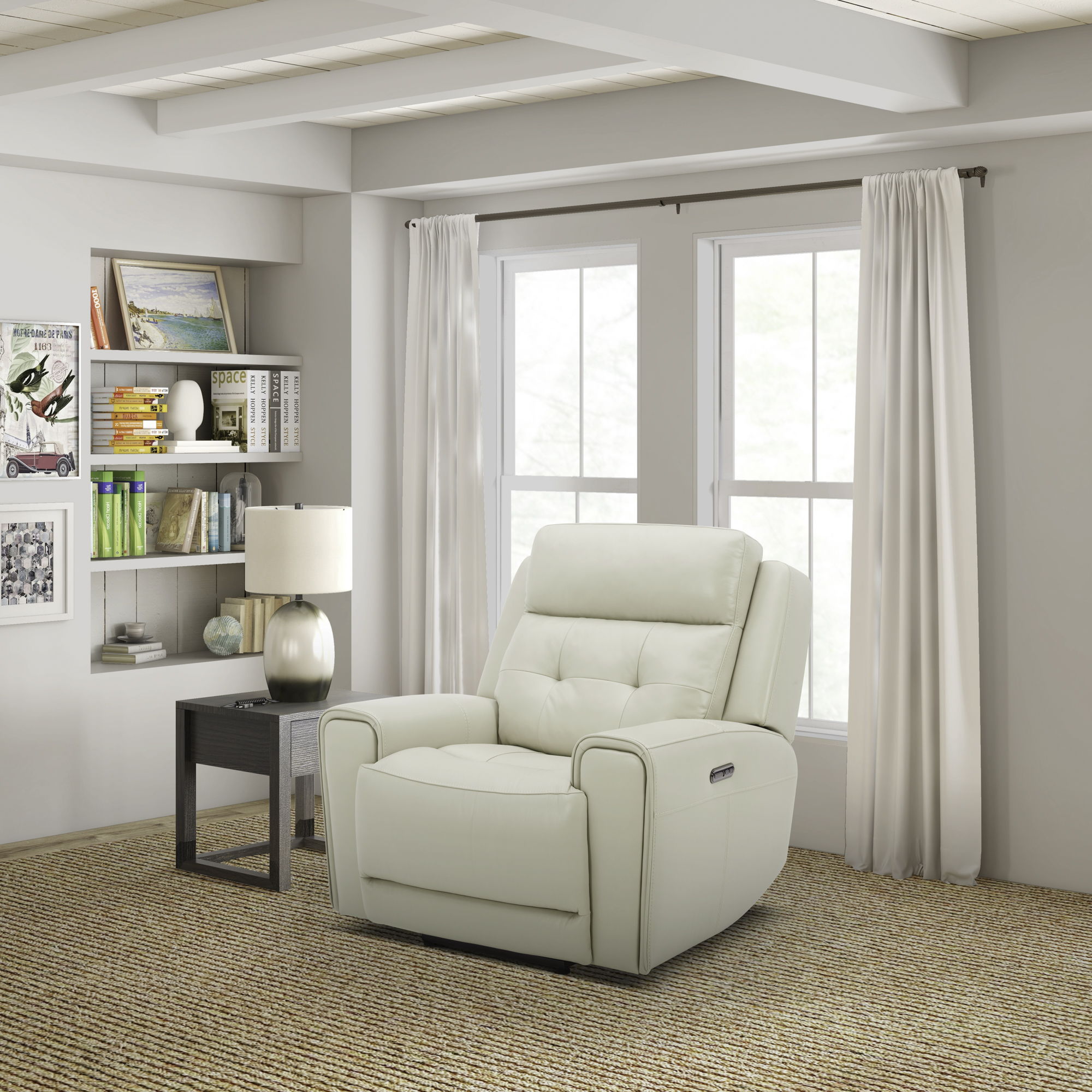 Liberty Furniture Carrington Swivel Glider Recliner P3 Baja Stone