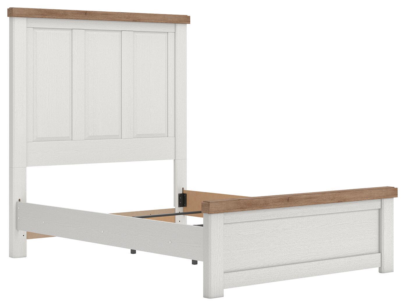 Ashley Furniture Savonport - Full Panel Bed - White / Brown - Image 4