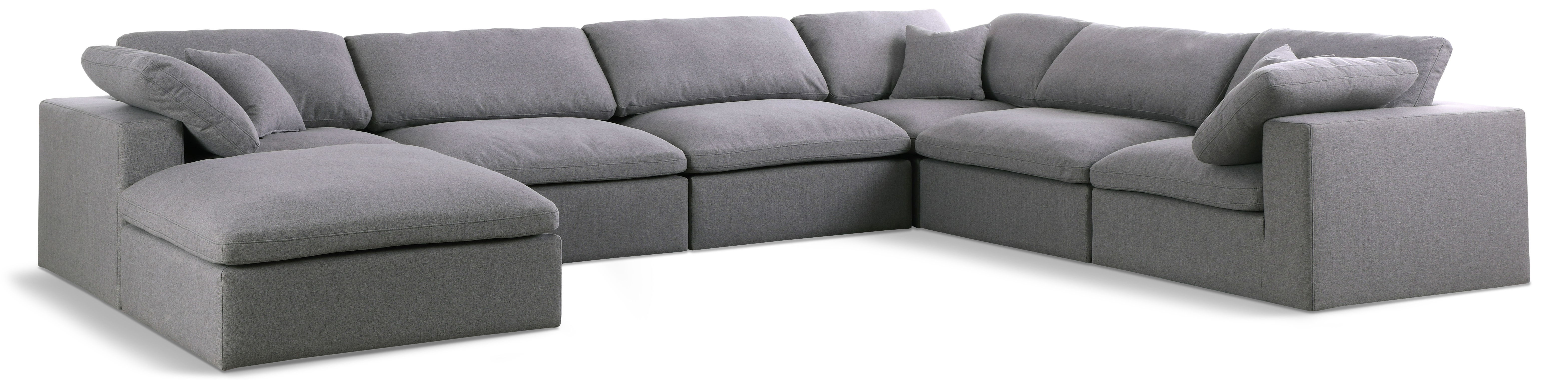 Serene - 7 Piece Modular Sectional - Gray