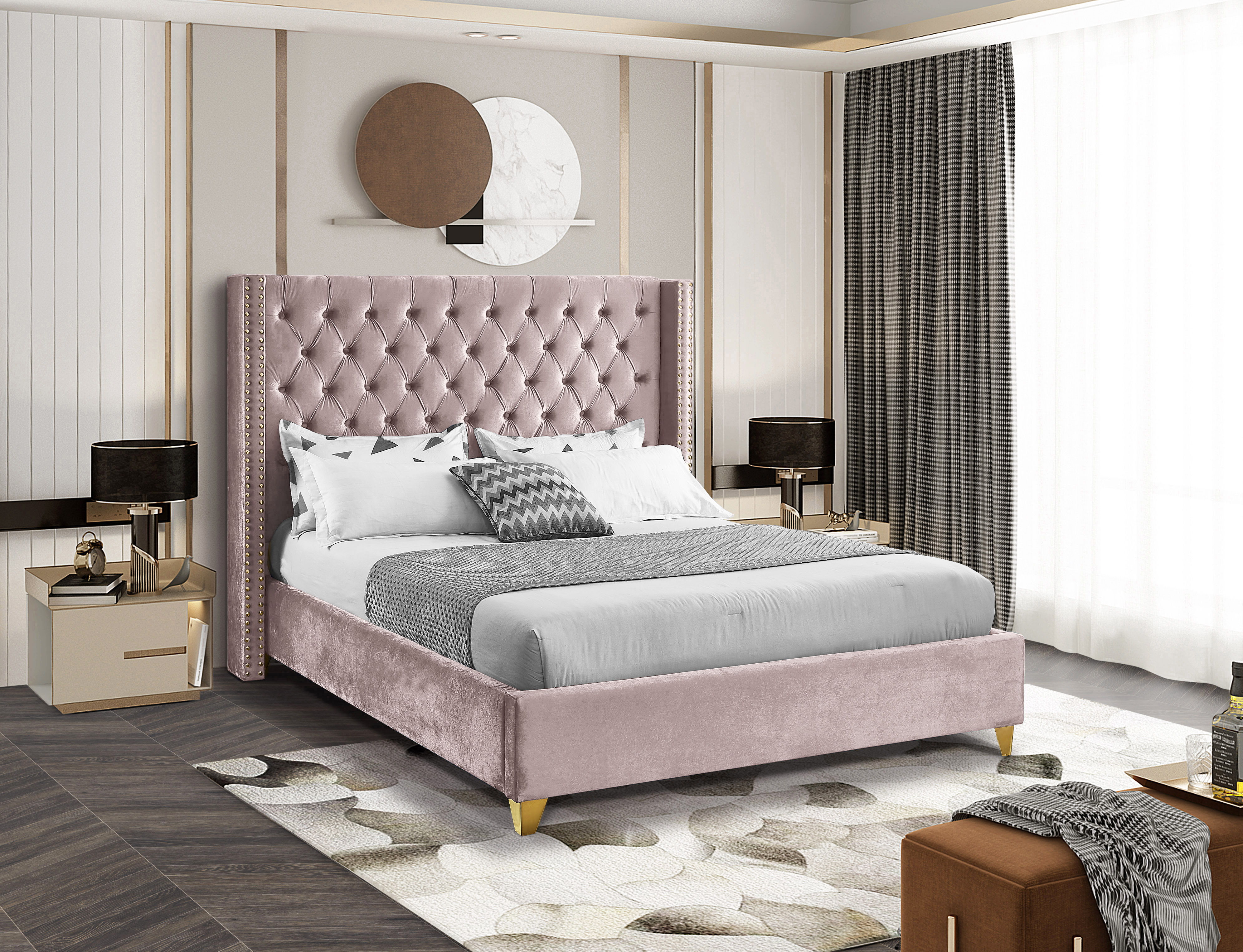 Barolo - Full Bed - Pink