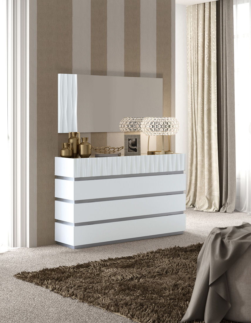 Marina - Single Dresser - White