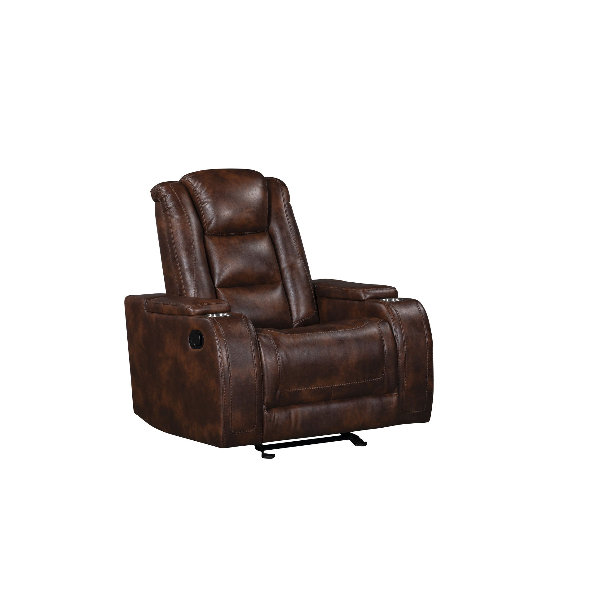 Chester - Glider Recliner - Brown