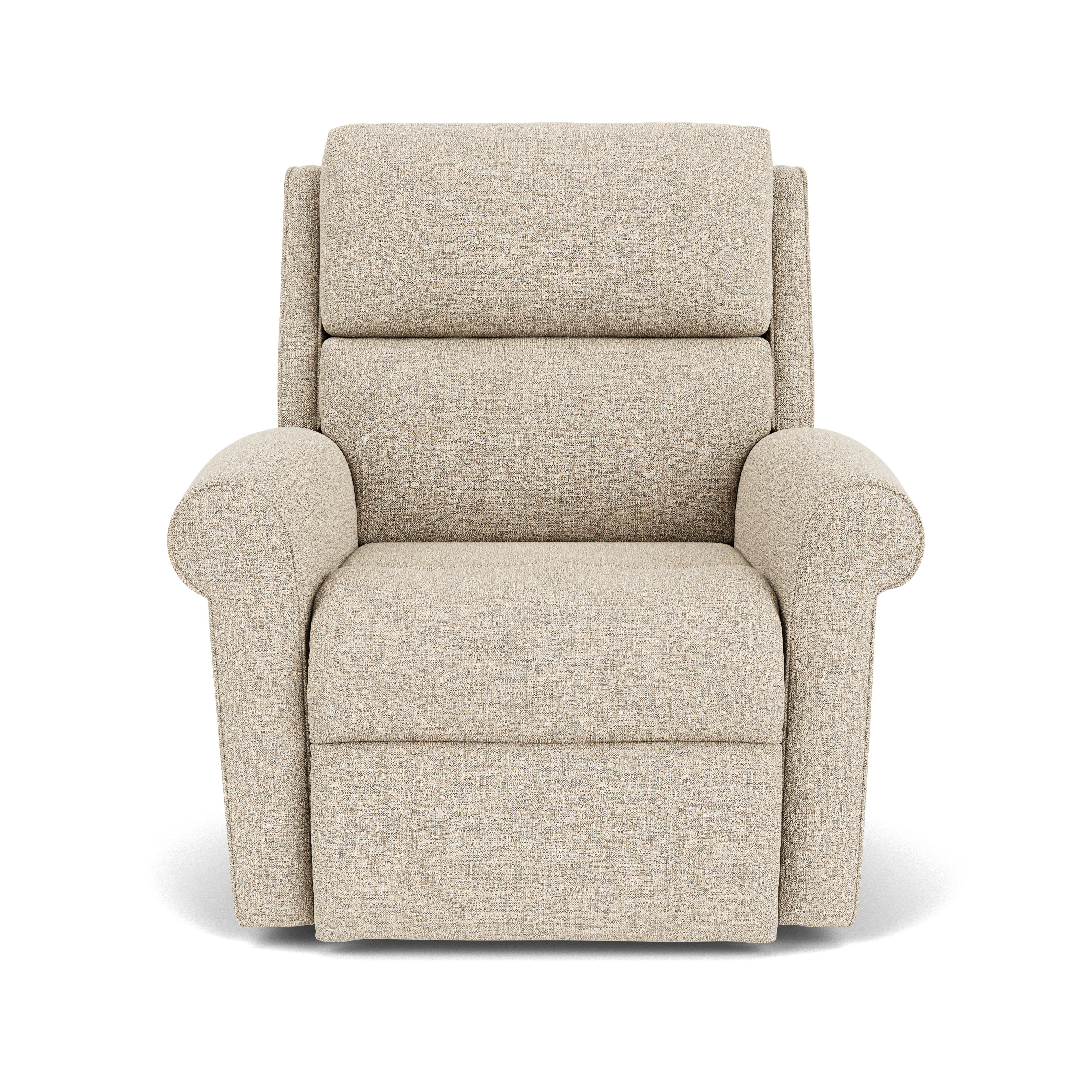 Belle - Traditional Fabric Recliner, gray, view 3