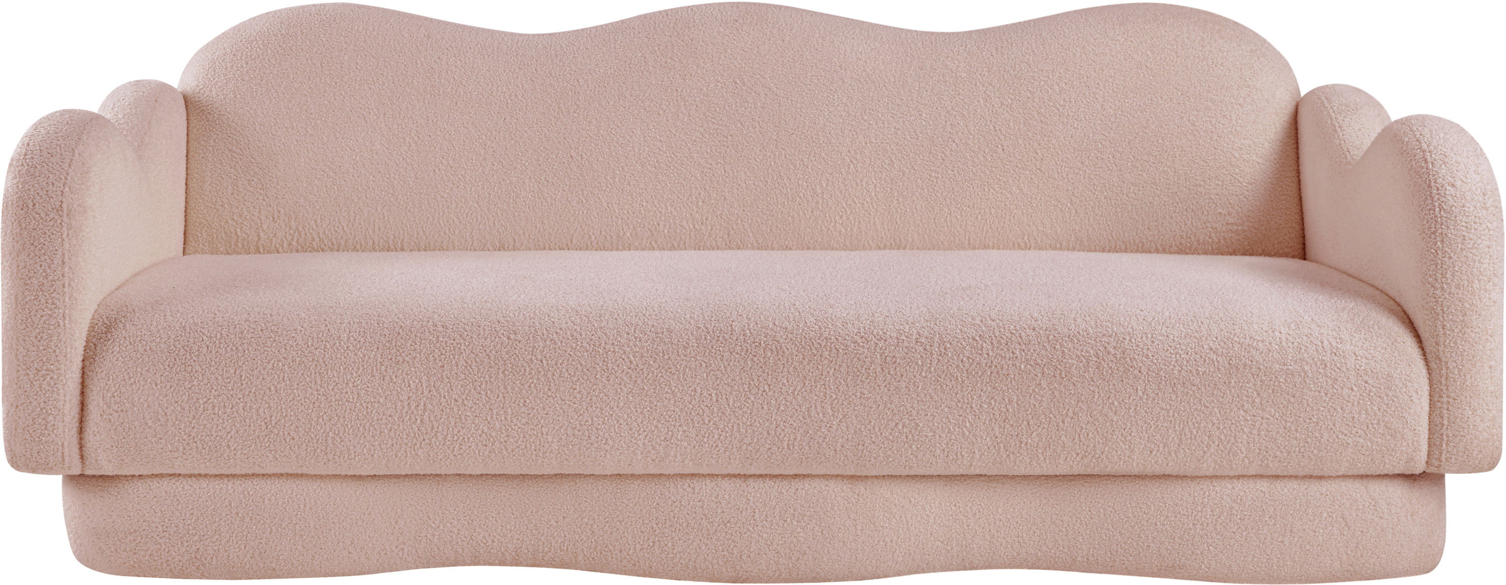 Bloom - Teddy Fabric Sofa - Pink