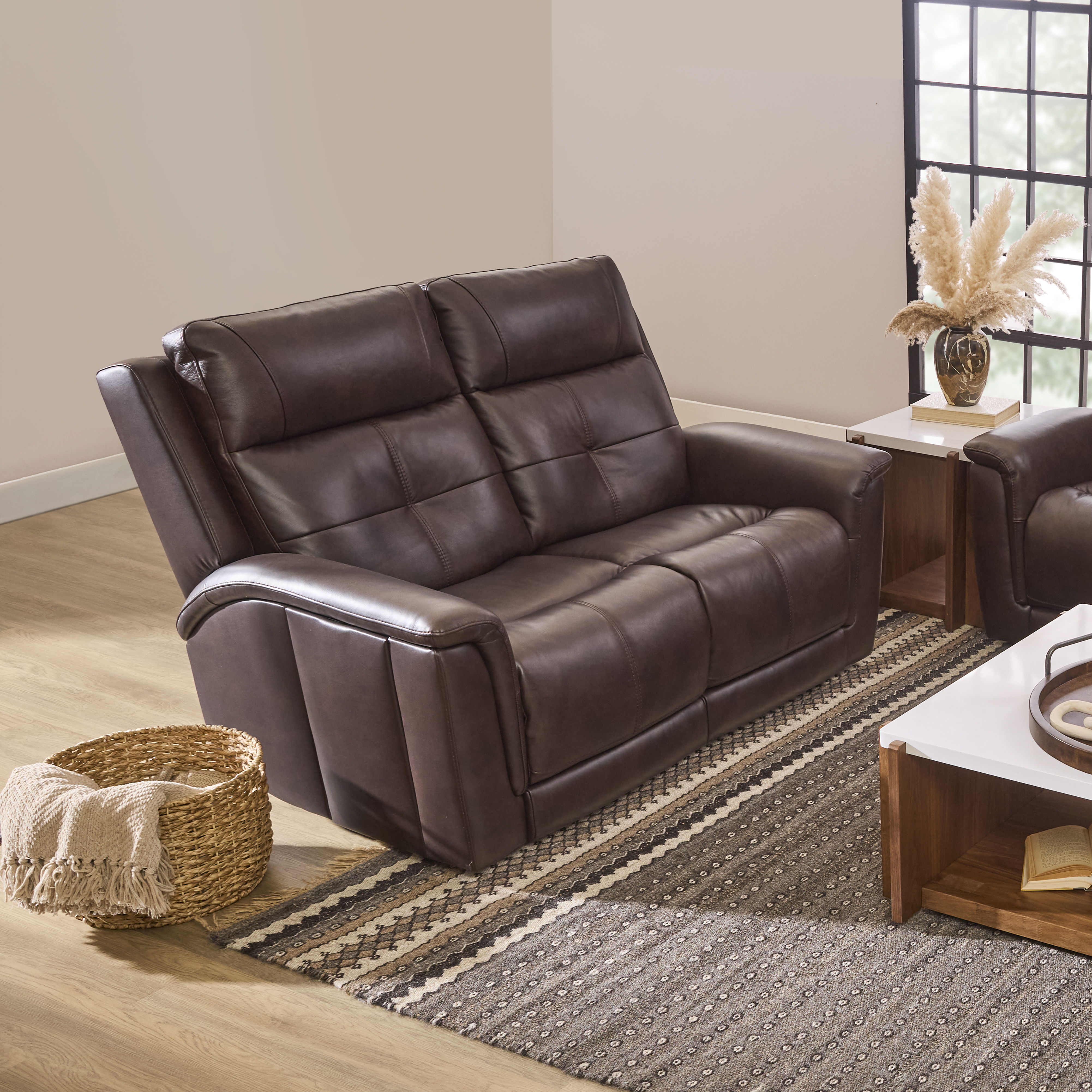 Ranger - Power Reclining Loveseat With Power Headrest, Lumbar, Heat & Massage - Dark Brown, dark brown, view 8