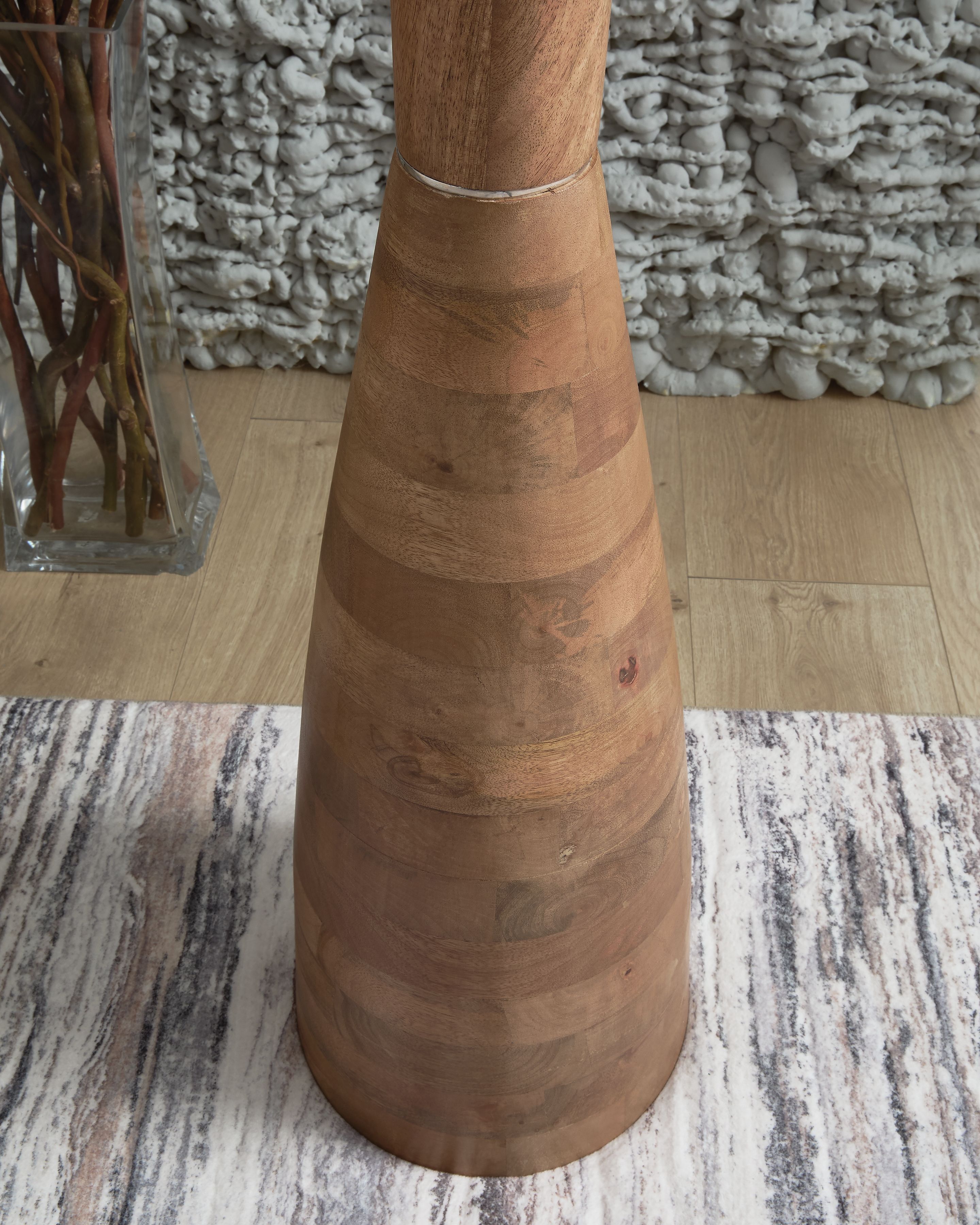 Ashley Furniture Ailsa - Wood Floor Lamp - Natural Brown - Image 4