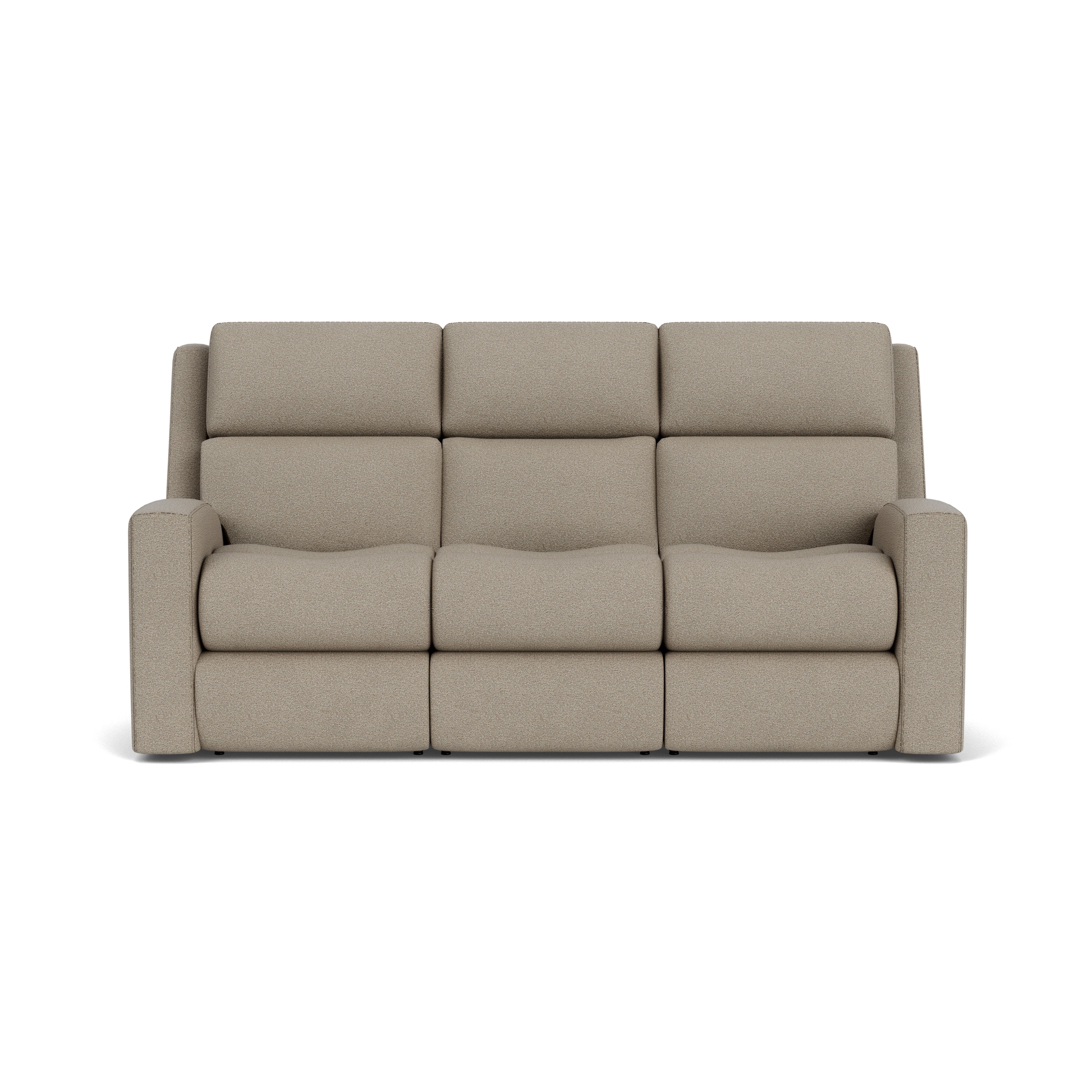 Score - Transitional Fabric Power Reclining Sofa With Power Headrests & Lumbar, blue, view 4