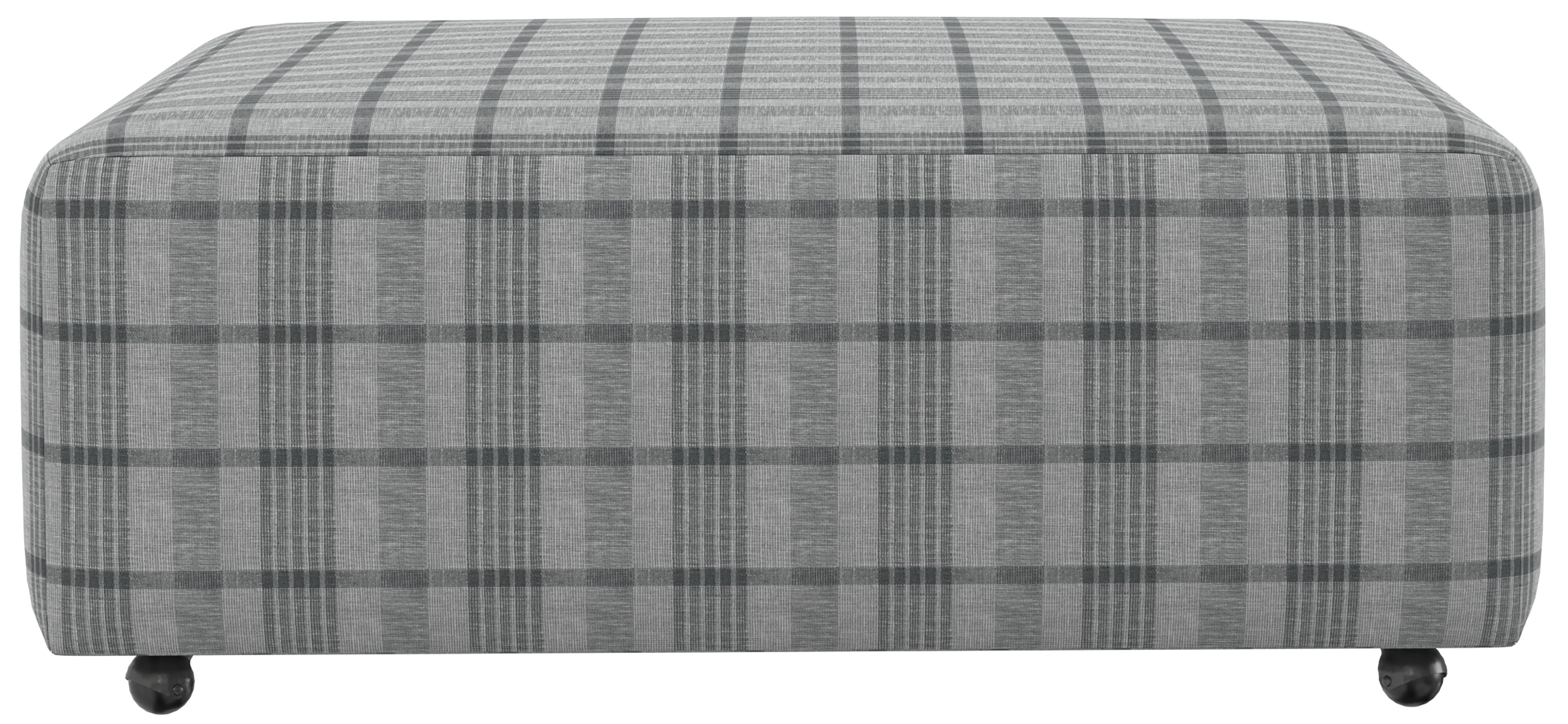 Chappy - Castered Cocktail Ottoman - Smoke