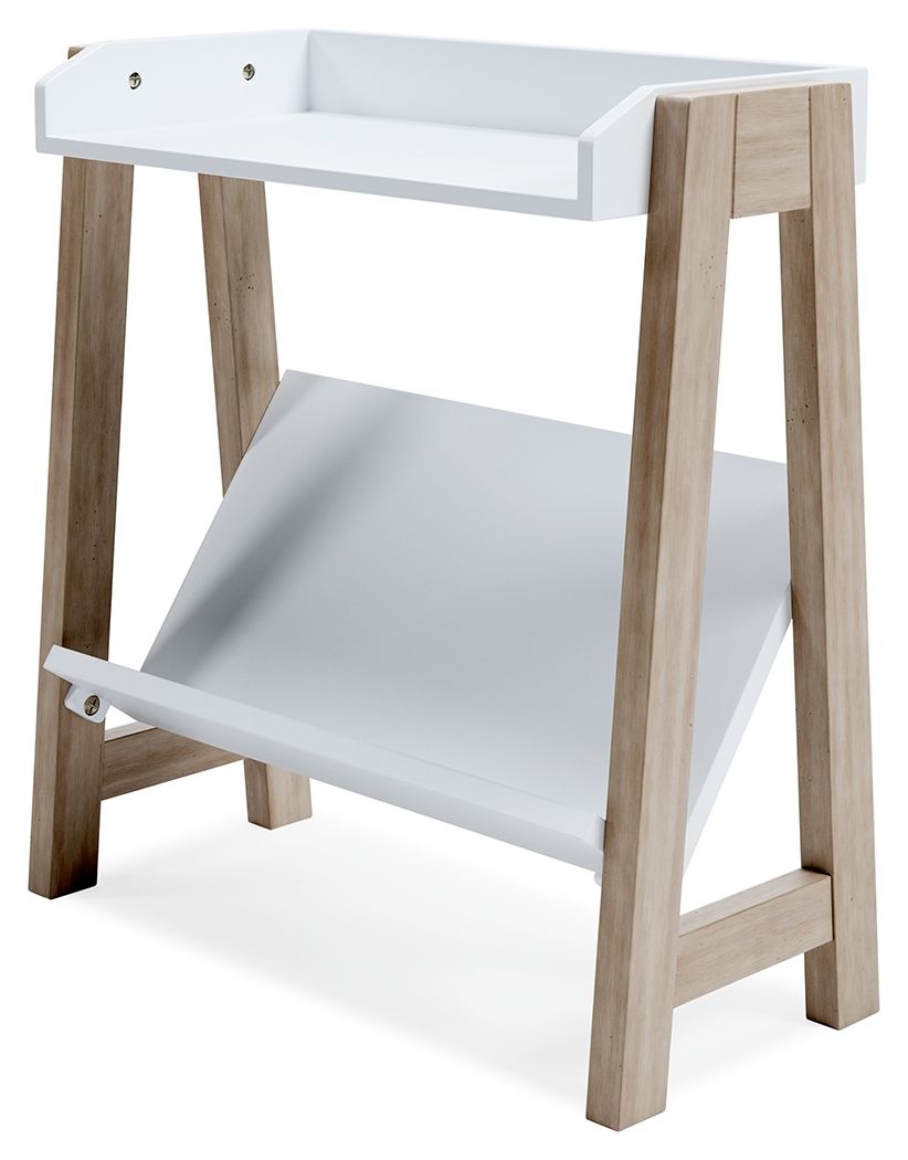 Ashley Furniture Blariden - Small Bookcase - White / Tan - Image 4