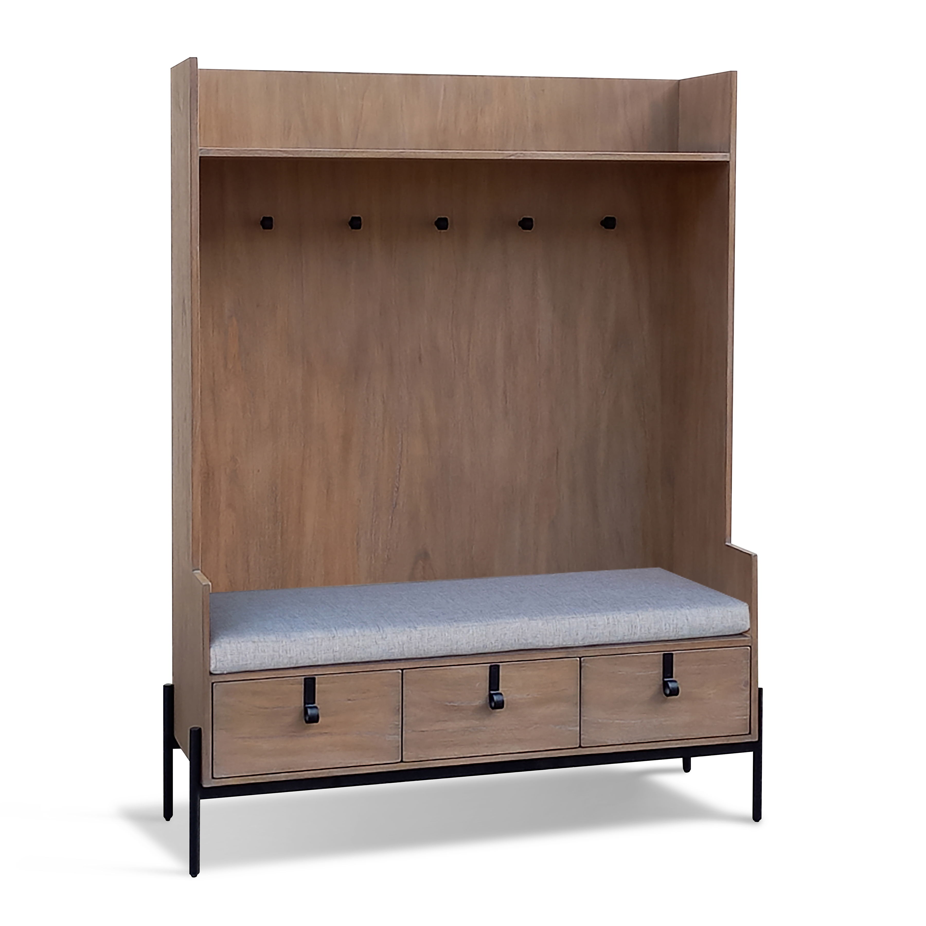 Alyssa Bench Hall Tree - Oak Grove Image