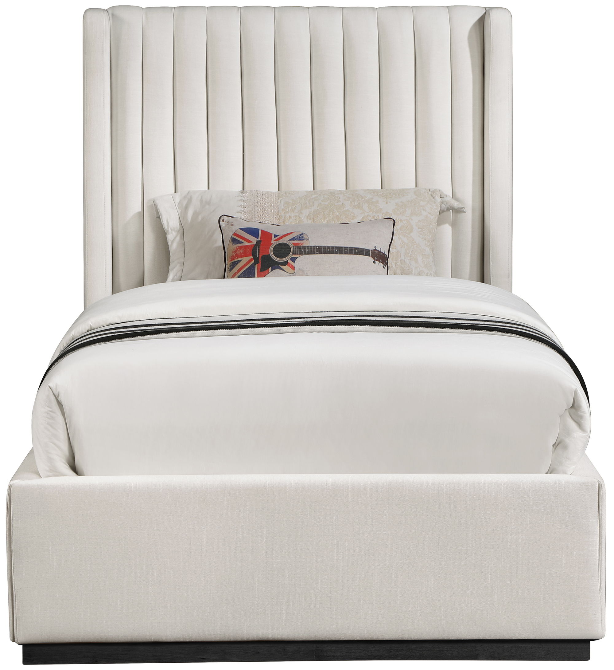 Logan - Twin Bed - Beige