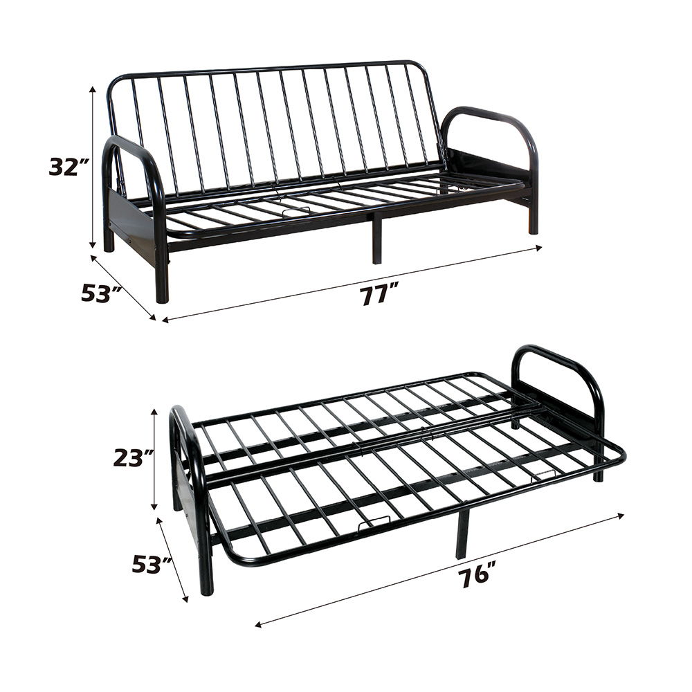 Alfonso - Adjustable Sofa Frame - Black, black, view 3
