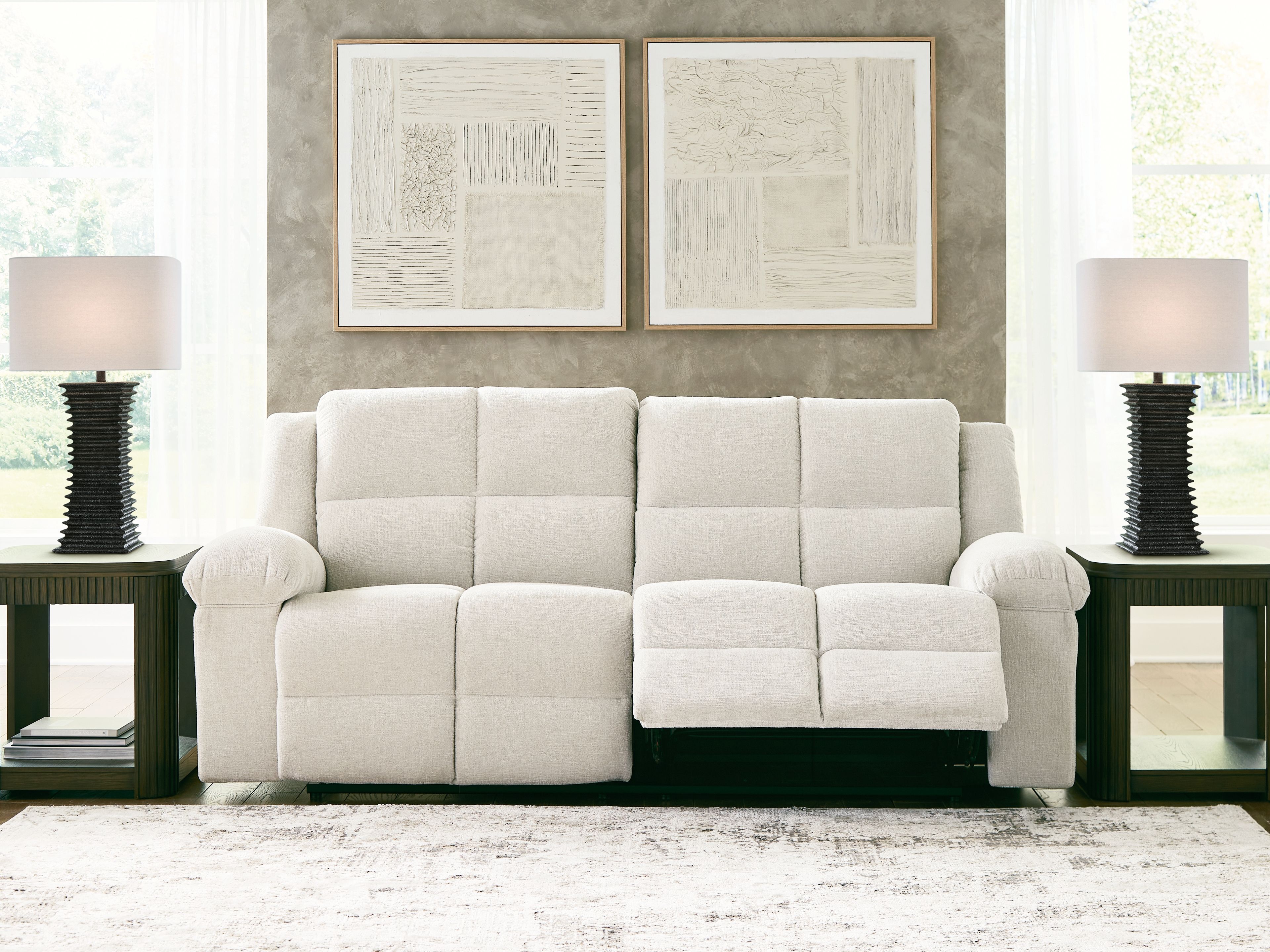 Ashley Furniture Orlen - 2 Seat Reclining Sofa - Winter - Image 6