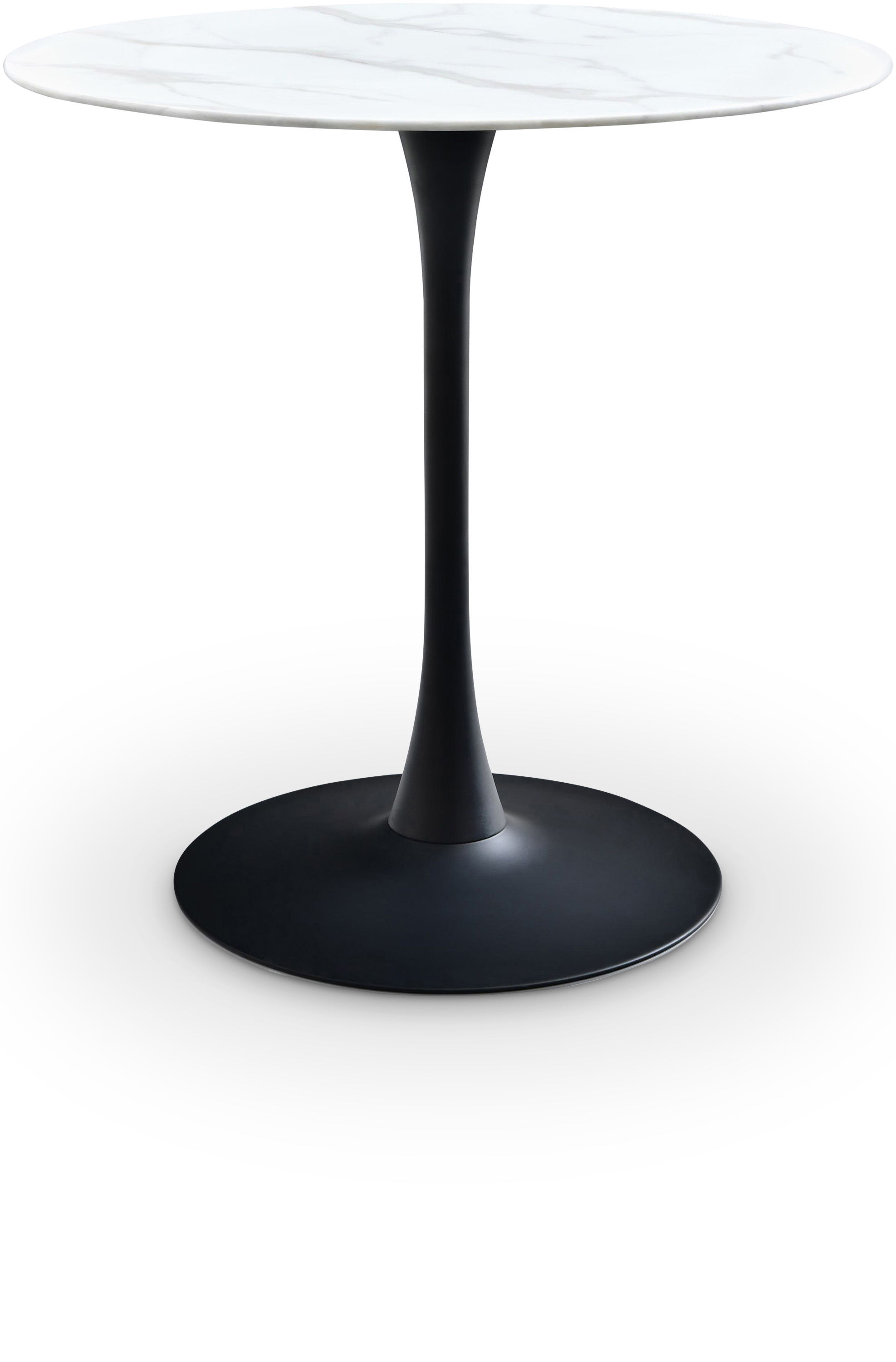Tulip - Counter Height Table - Matte Black
