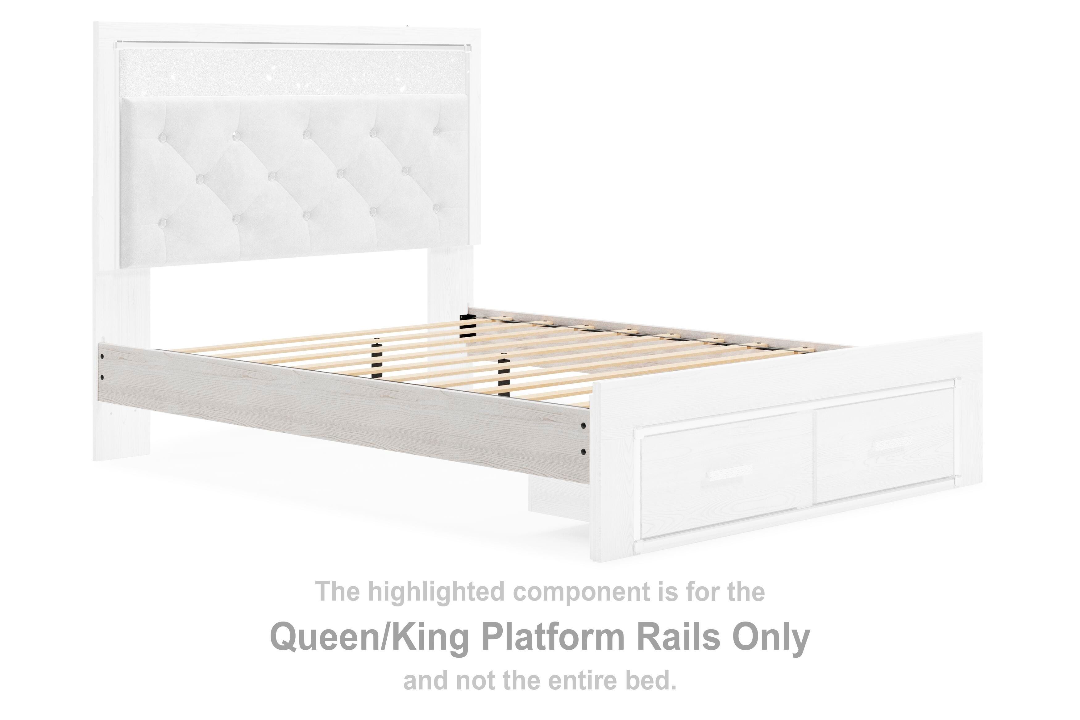 Altyra – Queen/King Platform Rails – White