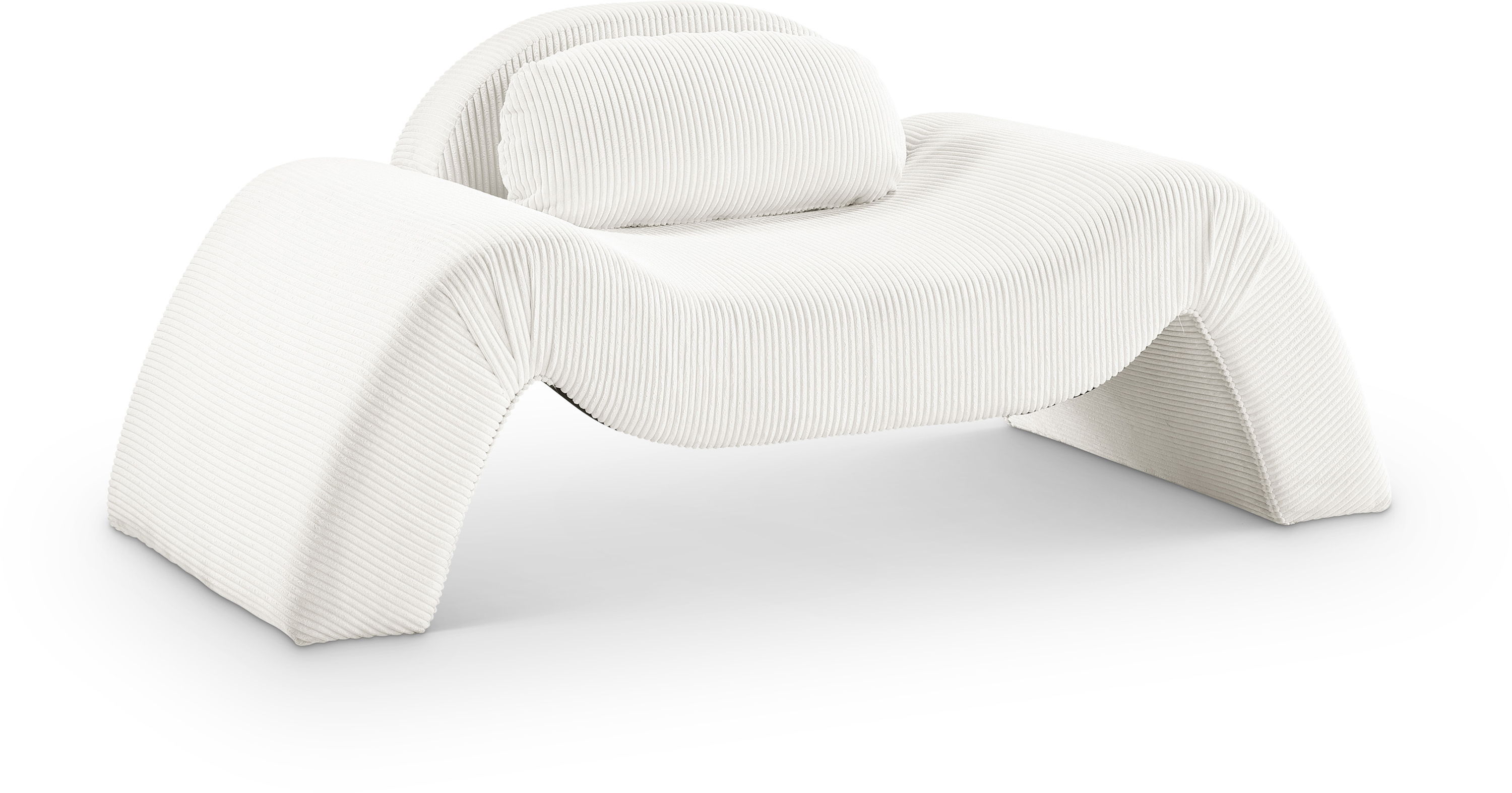 Austin - Corduroy Accent Chair - Cream