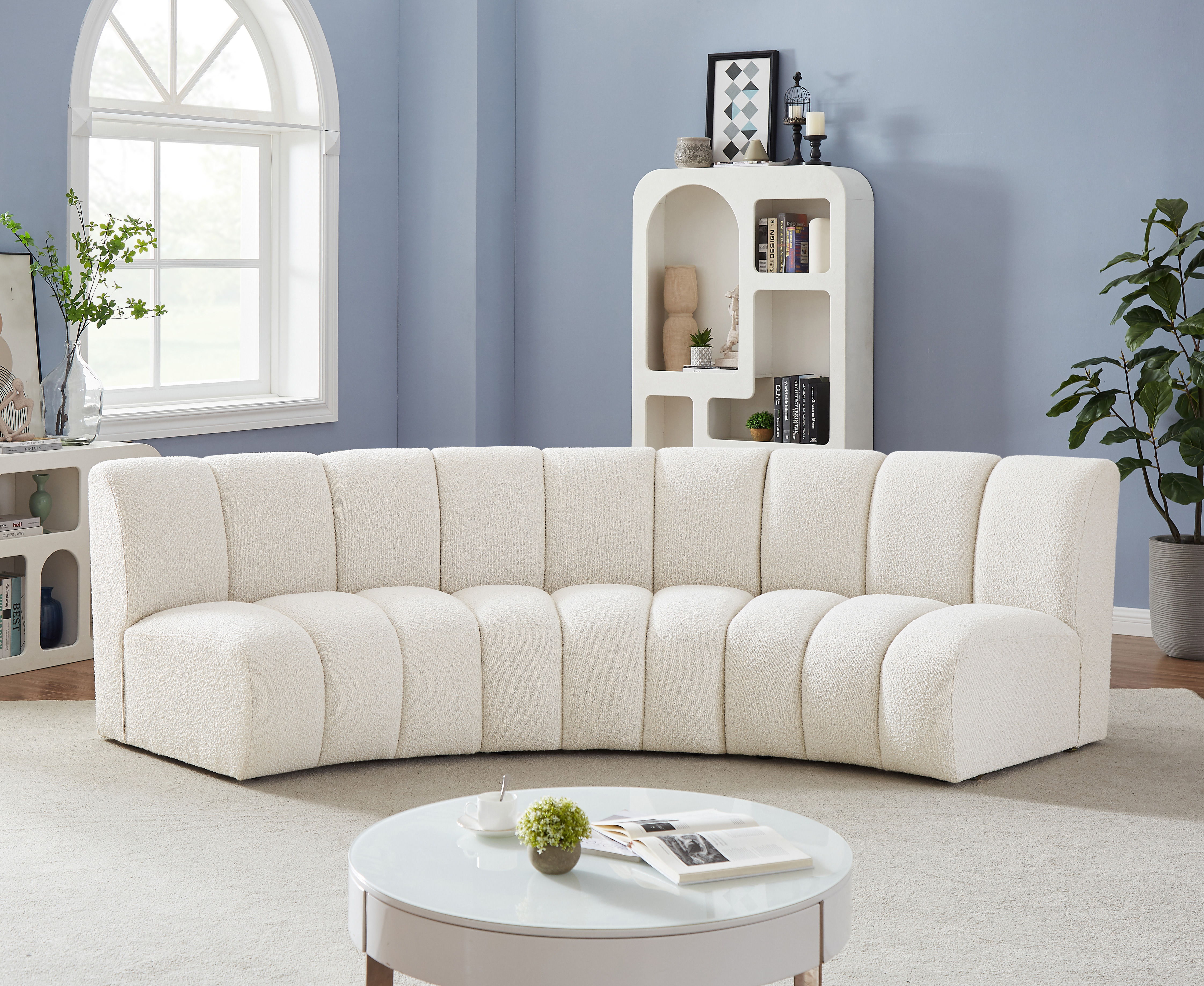 Infinity - 3 Piece Modular Sectional - Cream