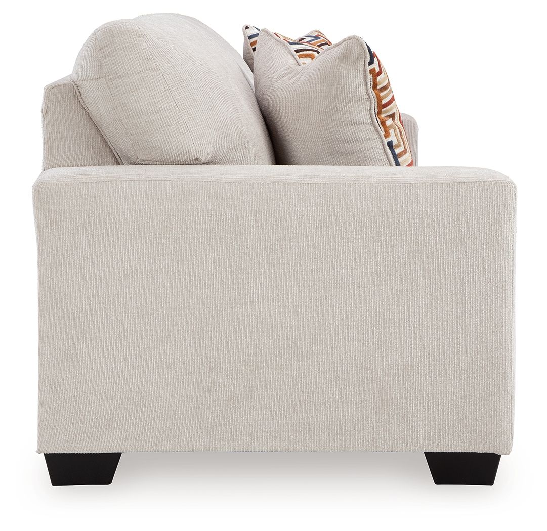 Ashley Furniture Aviemore - 2 Pc. - Sofa, Loveseat - Stone - Image 4
