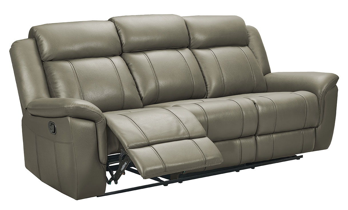 9015 - Sofa With Manual Recliners - Gray