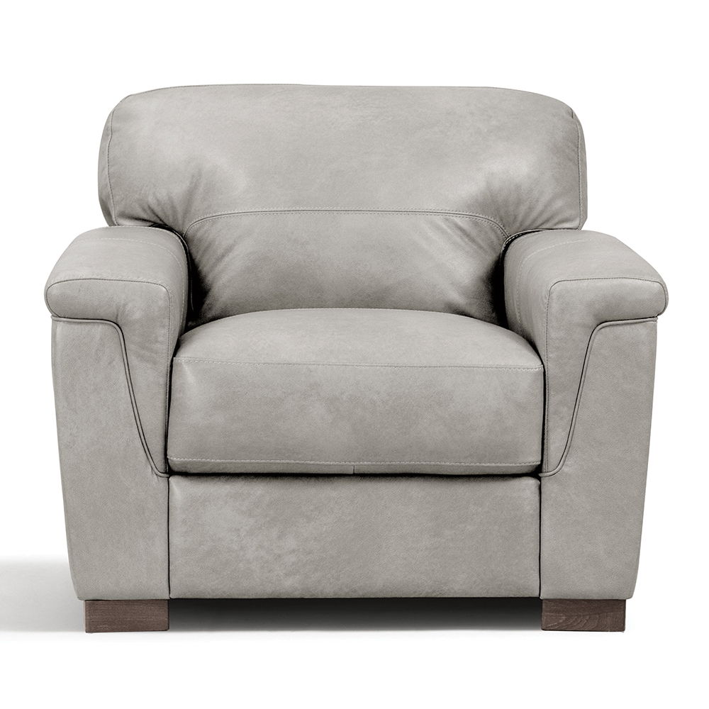 Cornelia - Chair - Pearl Gray Leather, beige