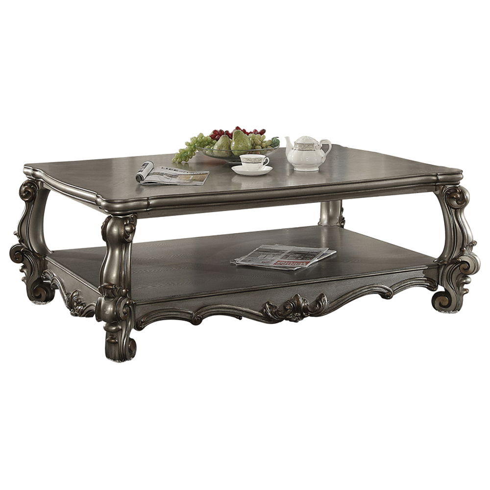 Versailles - Coffee Table - Antique Platinum, silver, view 7