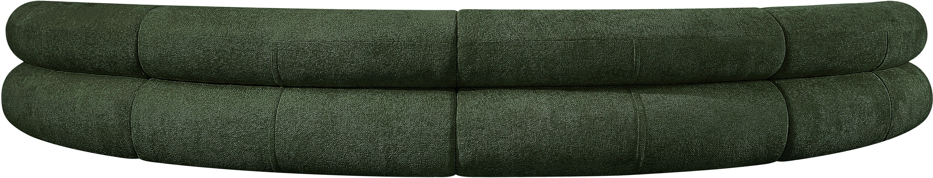 Bale - 4 Piece Modular U-Shaped Sofa - Green