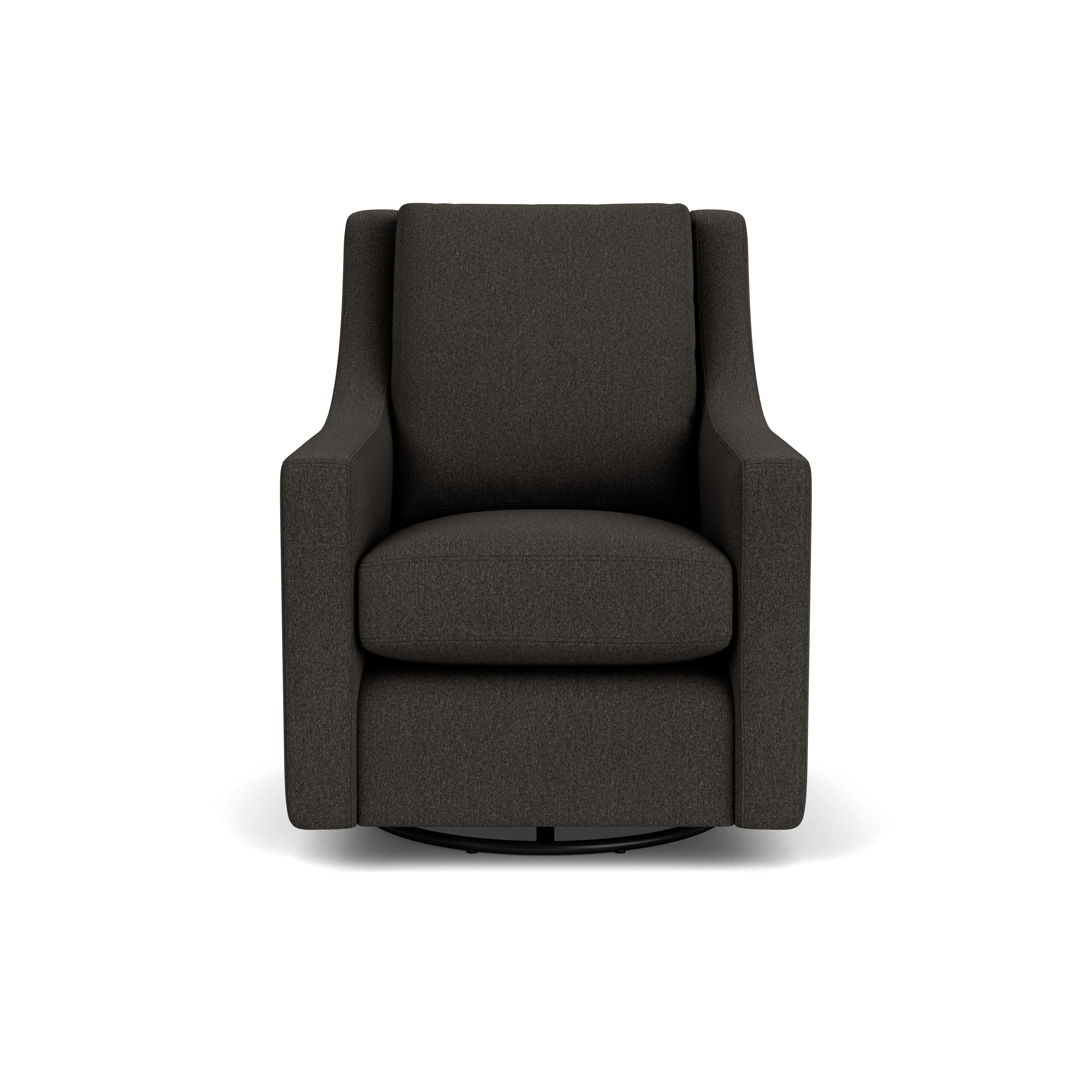 Murph - Fabric Swivel Chair, dark gray, view 6