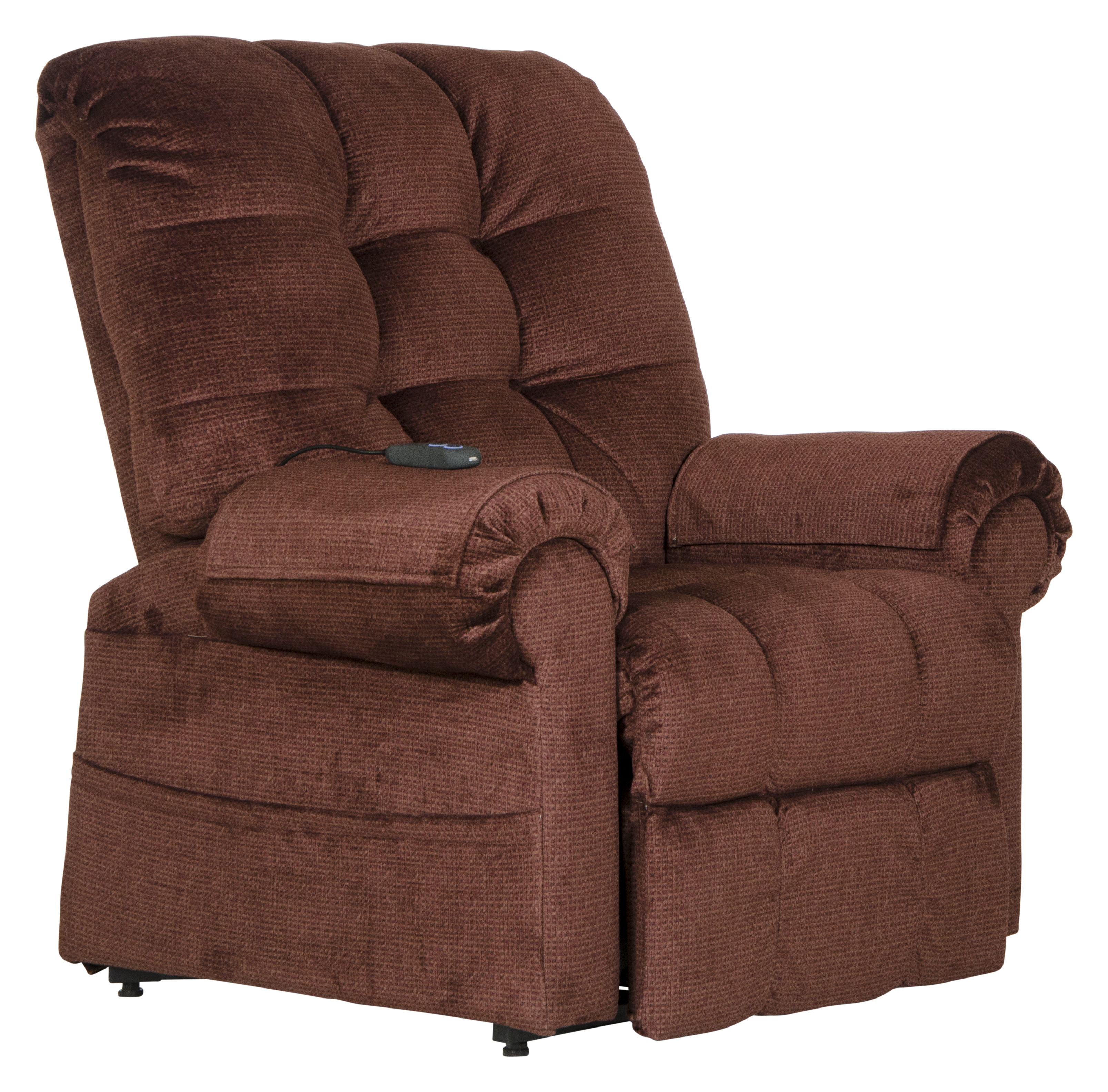 Omni - Powr Lift Chaise Recliner - Merlot