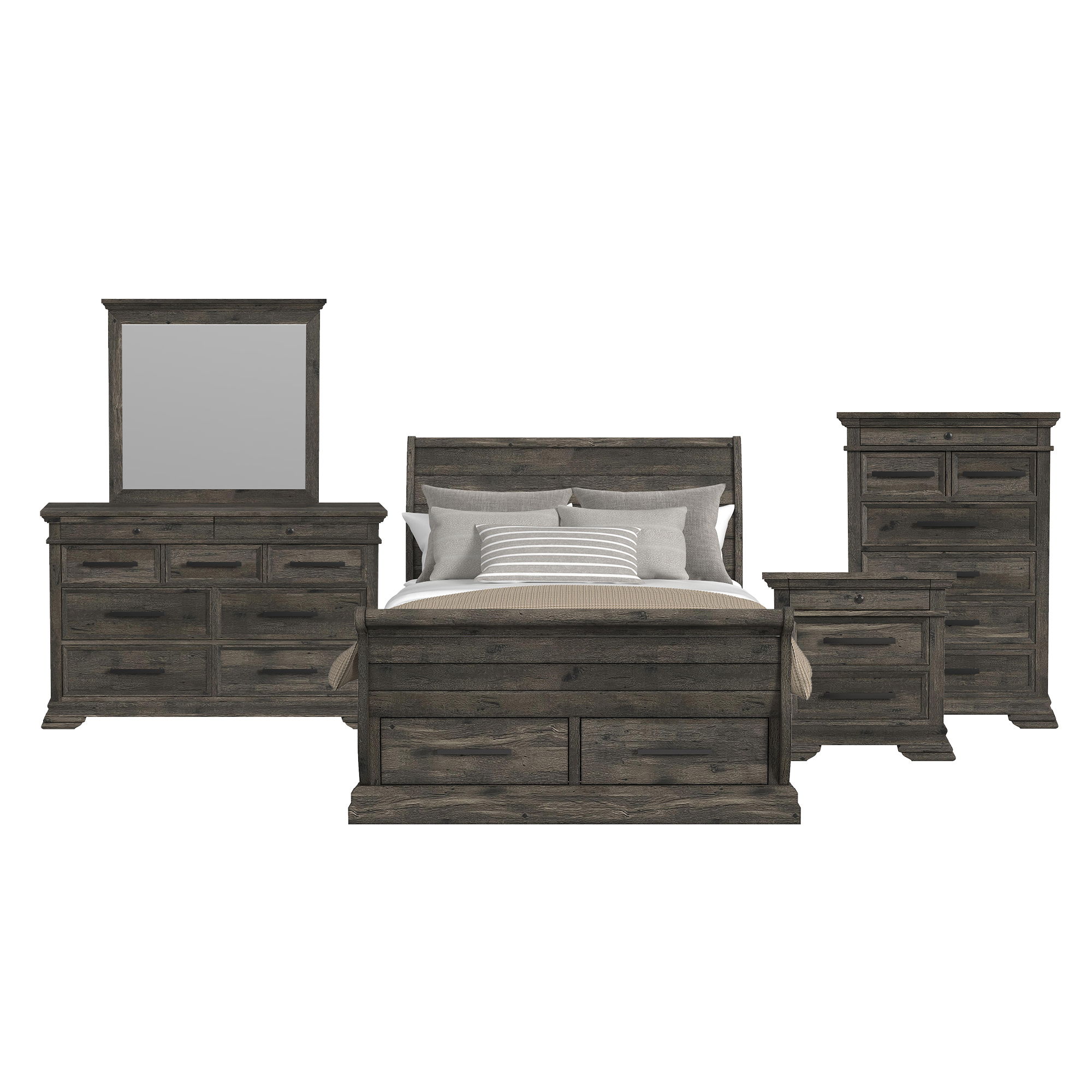 Full · 5 Pc · Bedroom Set