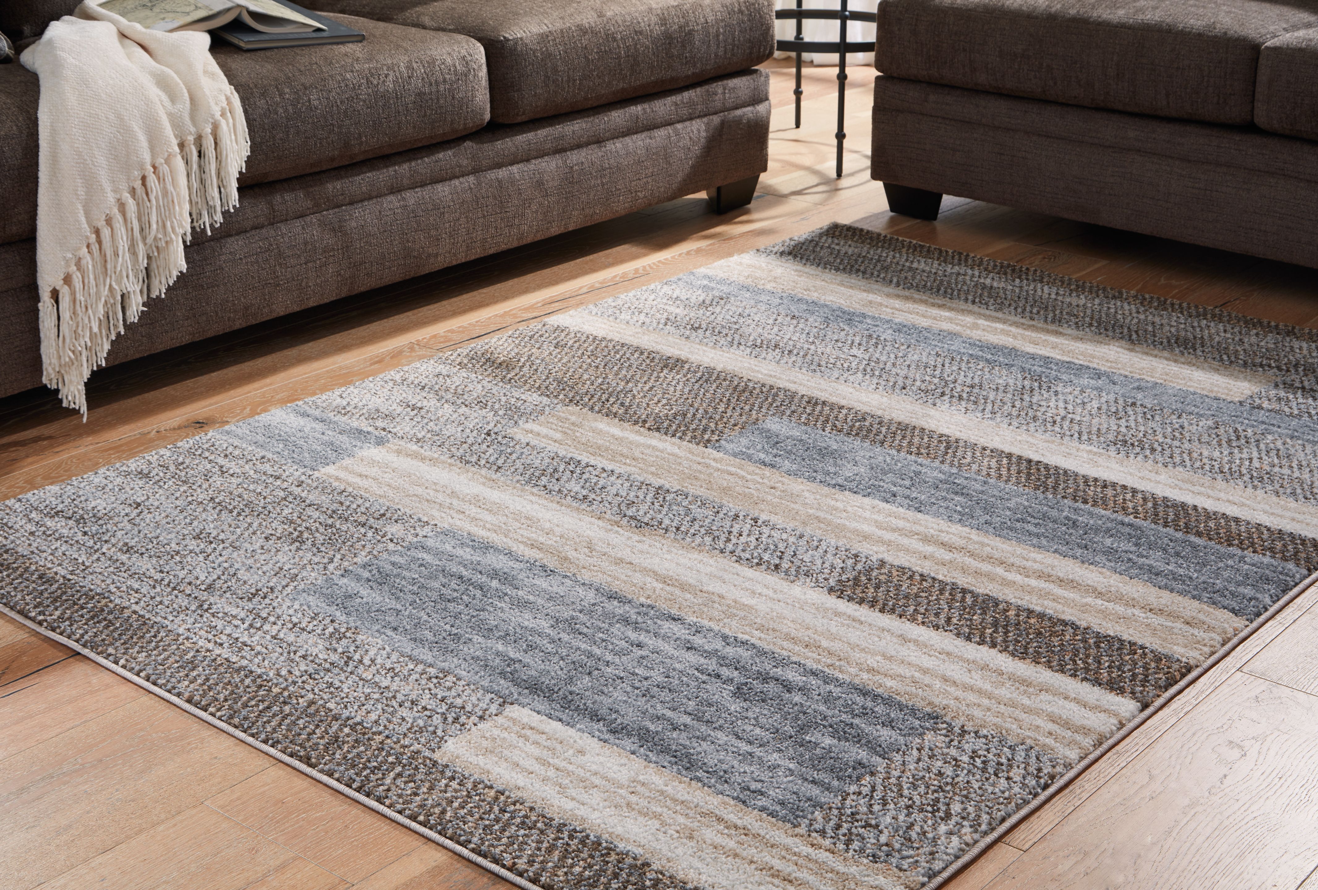 Sethburn - 8' x 10' Rug - Cream / Brown / Gray